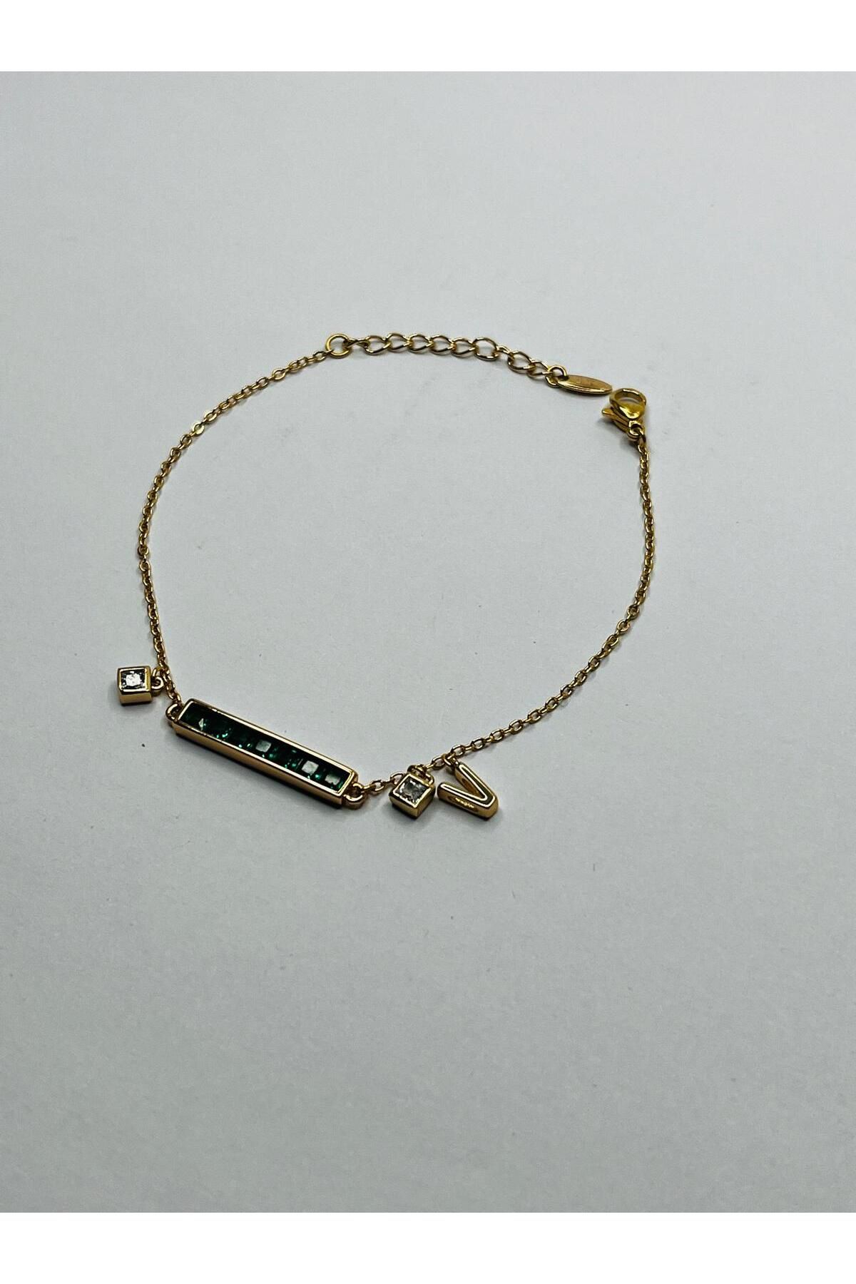 ASİN ACCESSORİES Kare Taşlı Bileklik - Xuping Bileklik