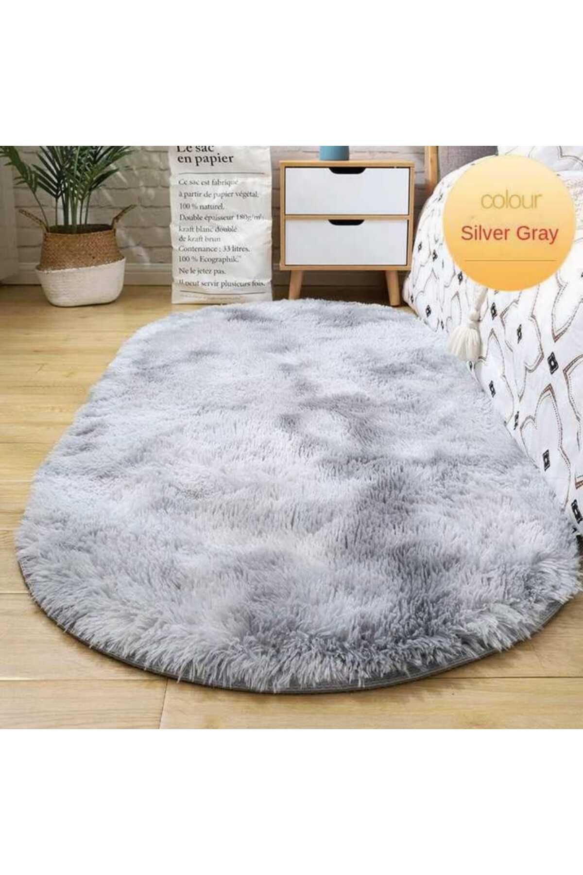 Aurora Brilliant KORİDOR HALISI PELUŞ POST YOLLUK OVAL KESİM DOT TABAN