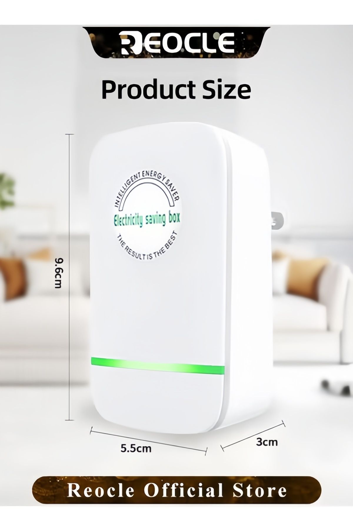 REOCLE-1pc Home Smart Power Saver Electricity Saving Box Energy Saving Device Household Energy Saver 7