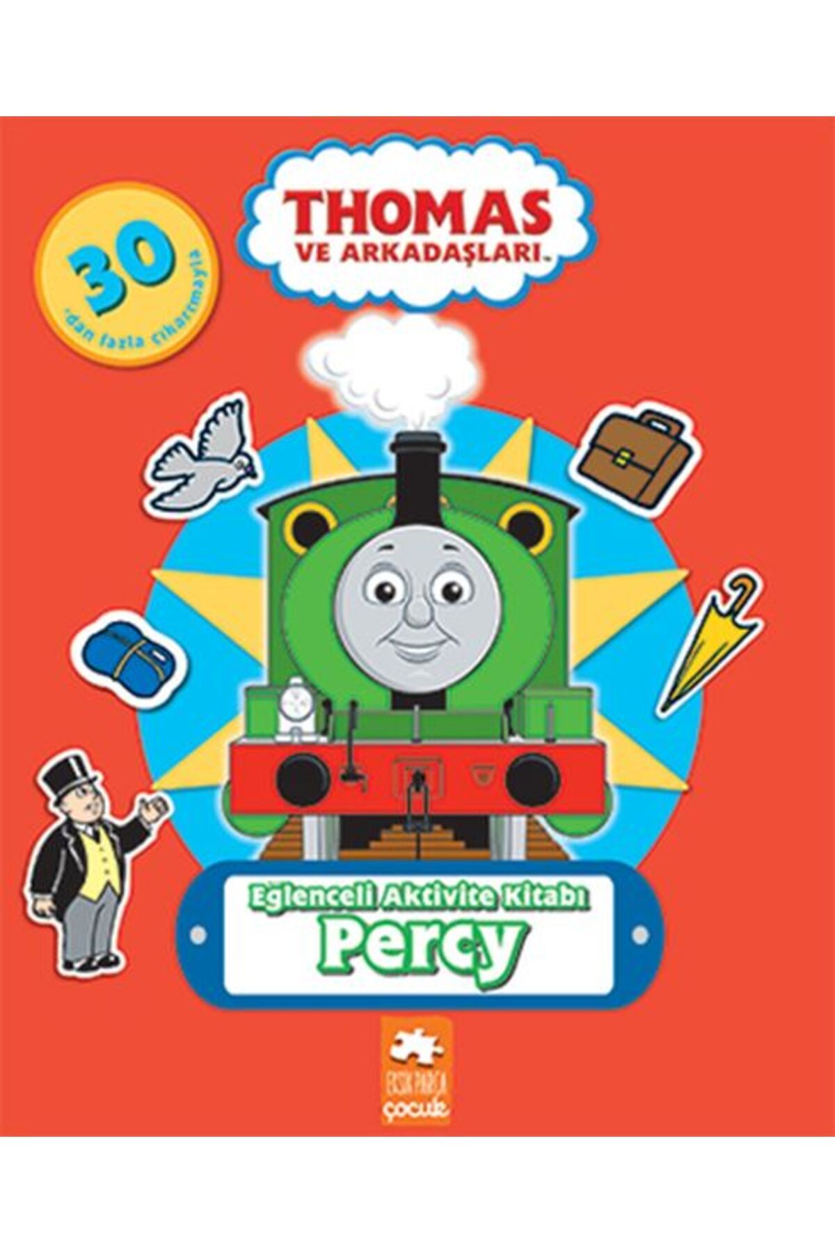 Türk Dil Kurumu Yayınları Thomas ve Arkadaşları - Eğlenceli Aktivite Kitabı - Percy