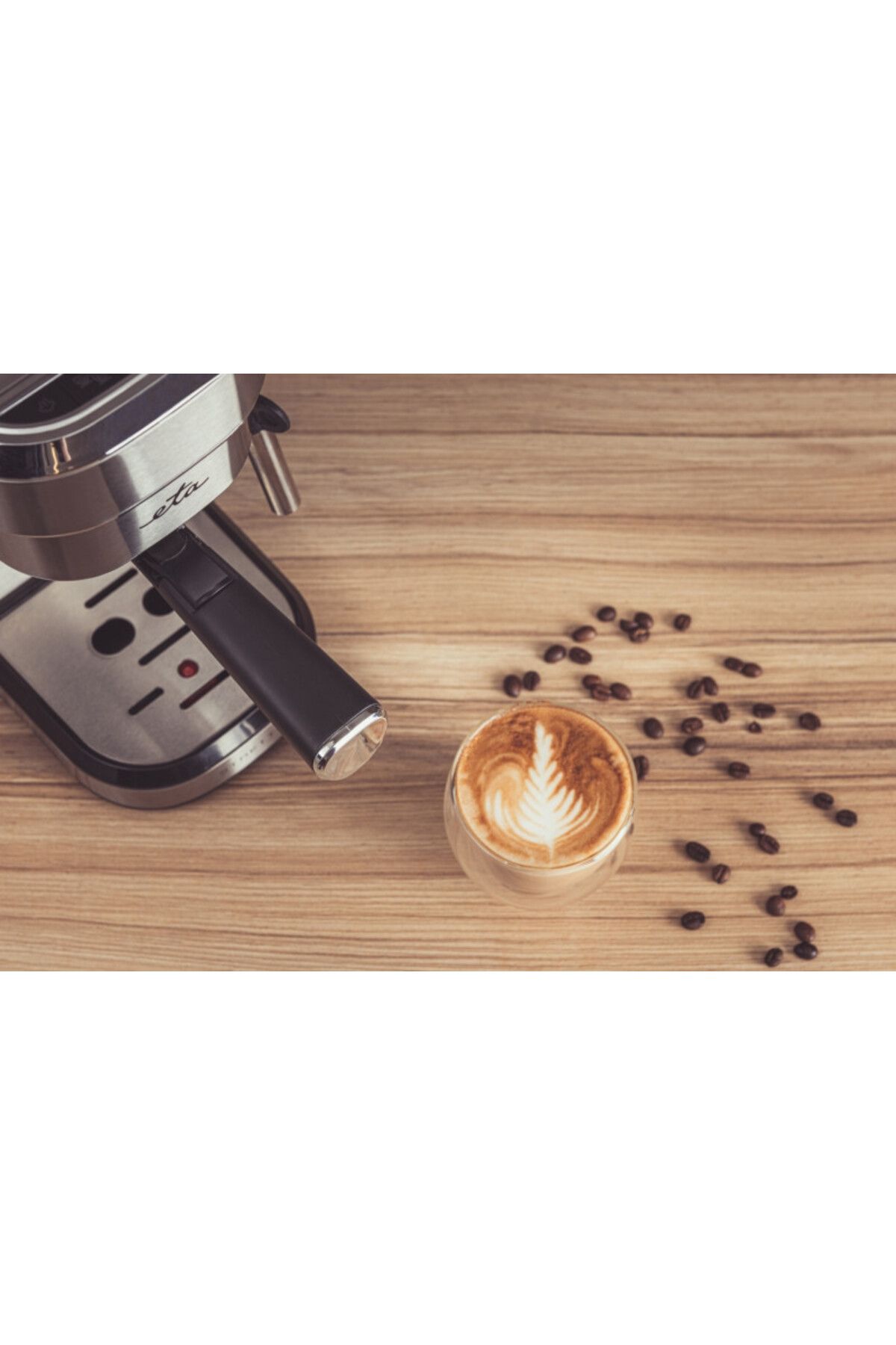 ETA-Manual espresso machine ETA Stretto 2180, 1350 W, 0.75 L, frothing device, 15 bar, stainless steel 14