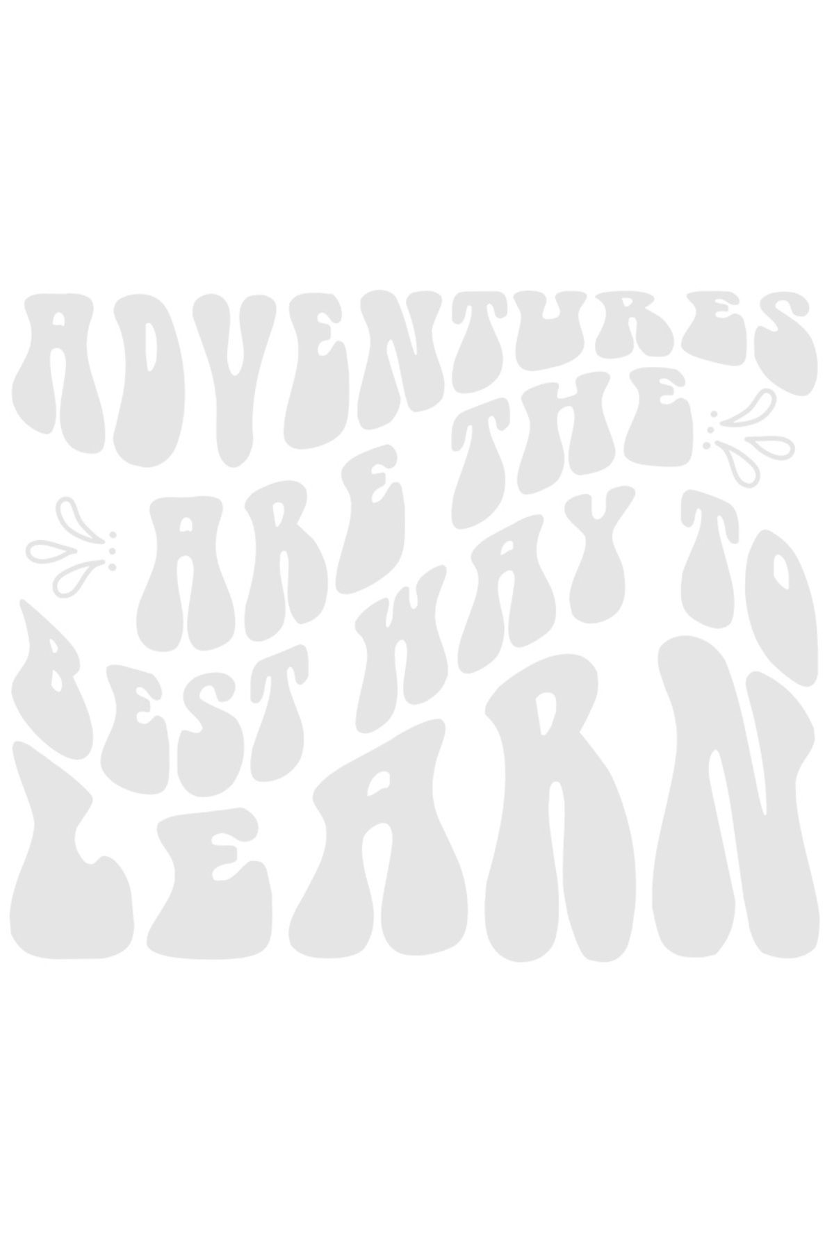 StoryGift Romania Sticker Adeziv 20cm Exterior Cu Mesajul In Engleza "adventures Are The Best Way To Learn" - Av - One Size