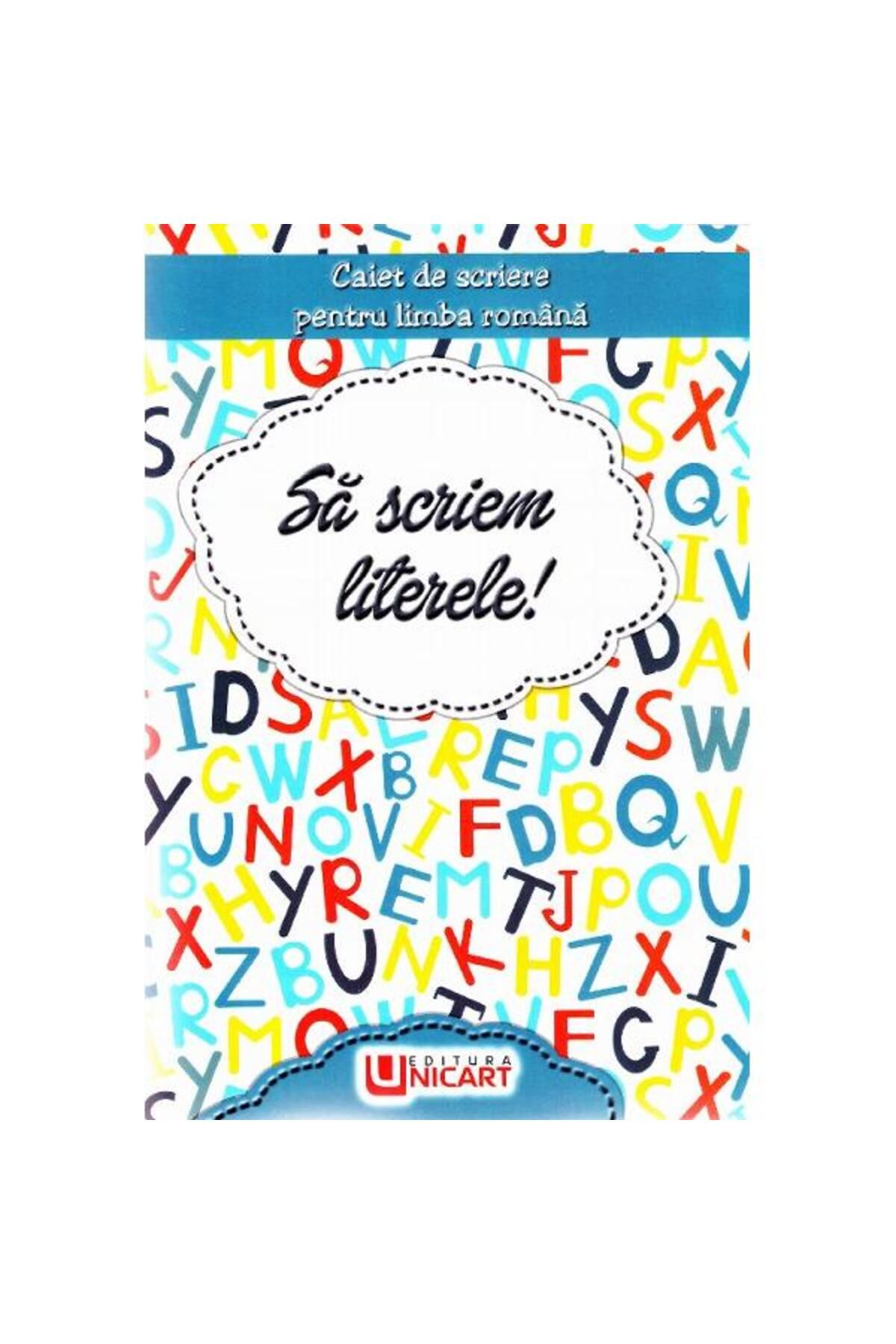 unicart-Let's Write The Letters! Romanian Writing Notebook 1
