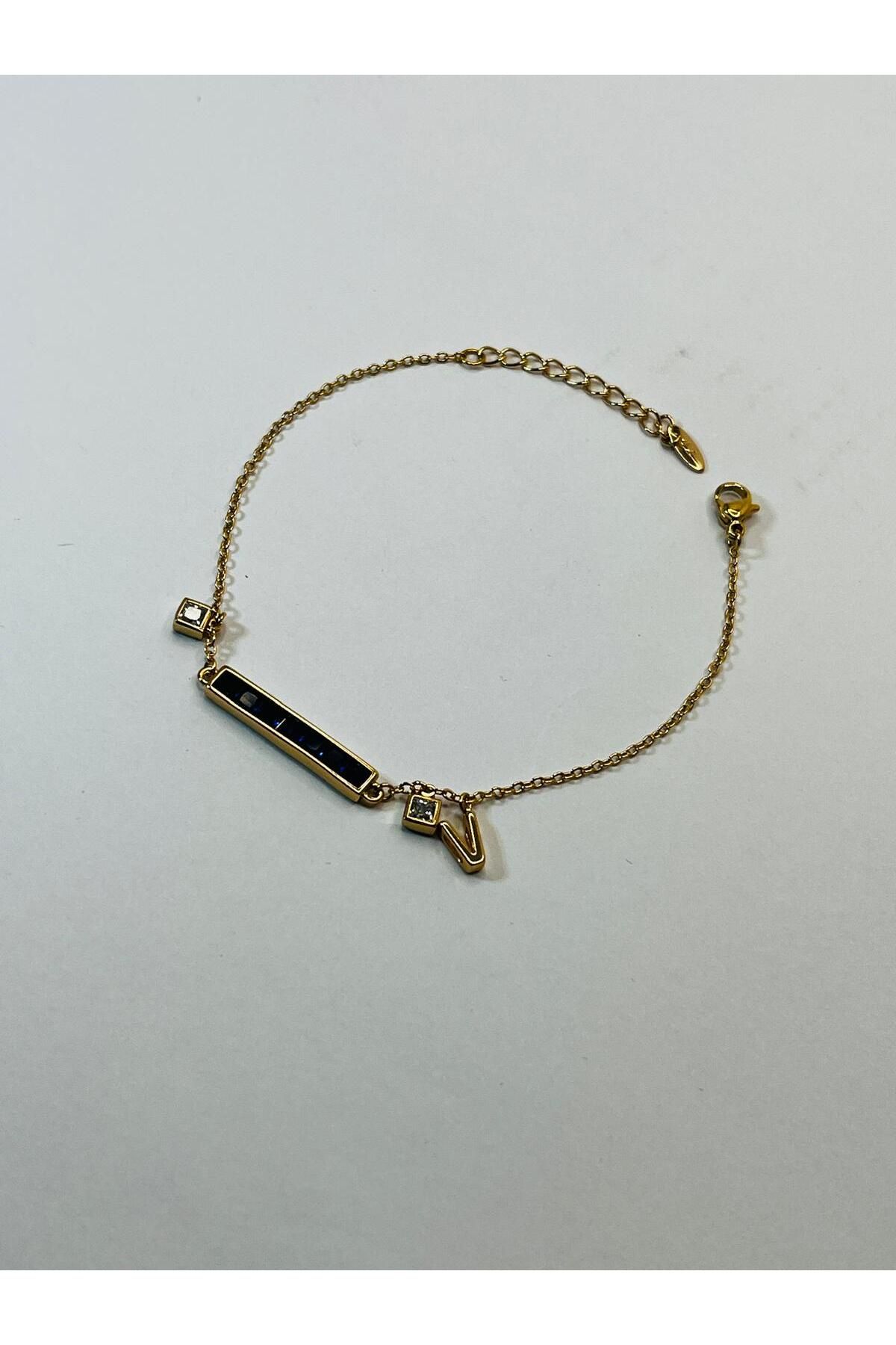 ASİN ACCESSORİES Kare Taşlı Bileklik - Xuping Bileklik