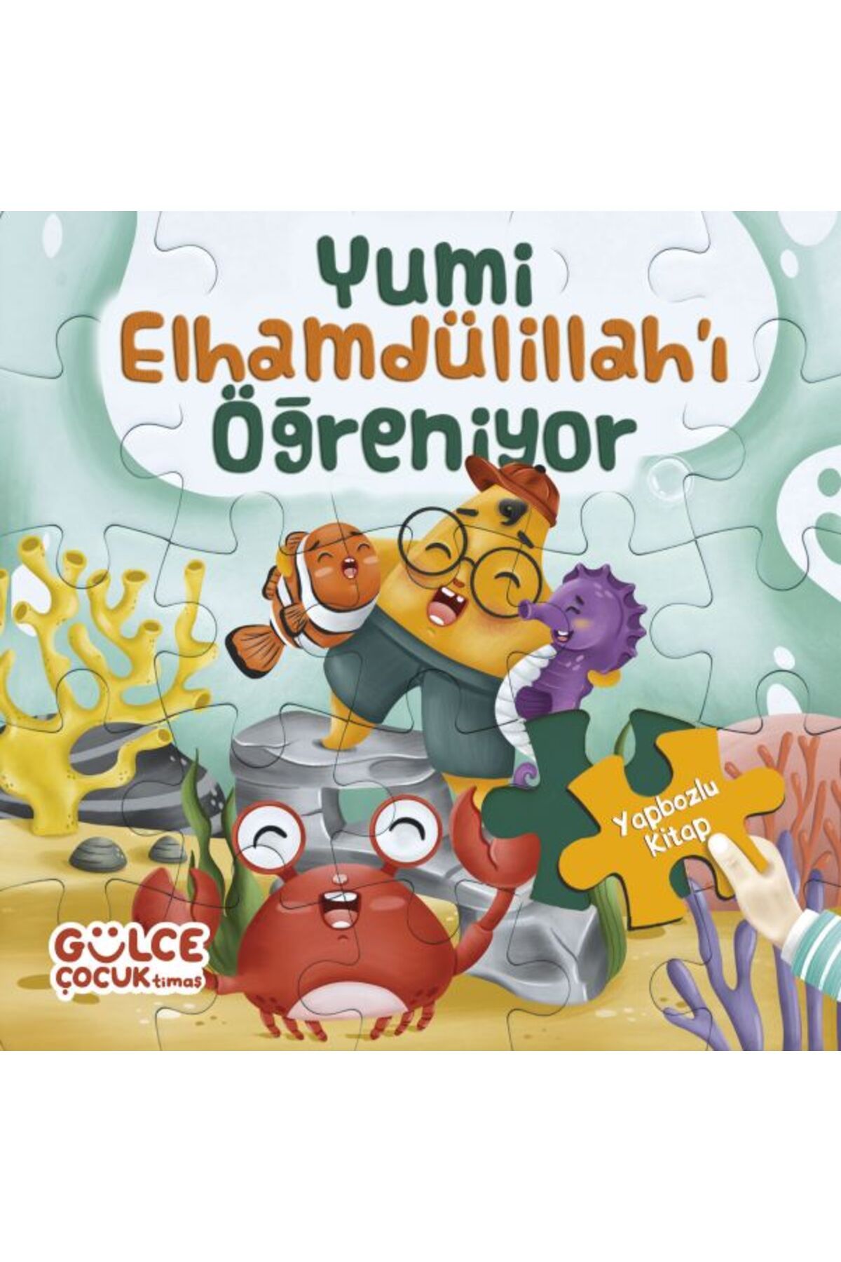 Türk Dil Kurumu Yayınları Yumi Elhamdülillahı Öğreniyor - Yapbozlu Kitap 3