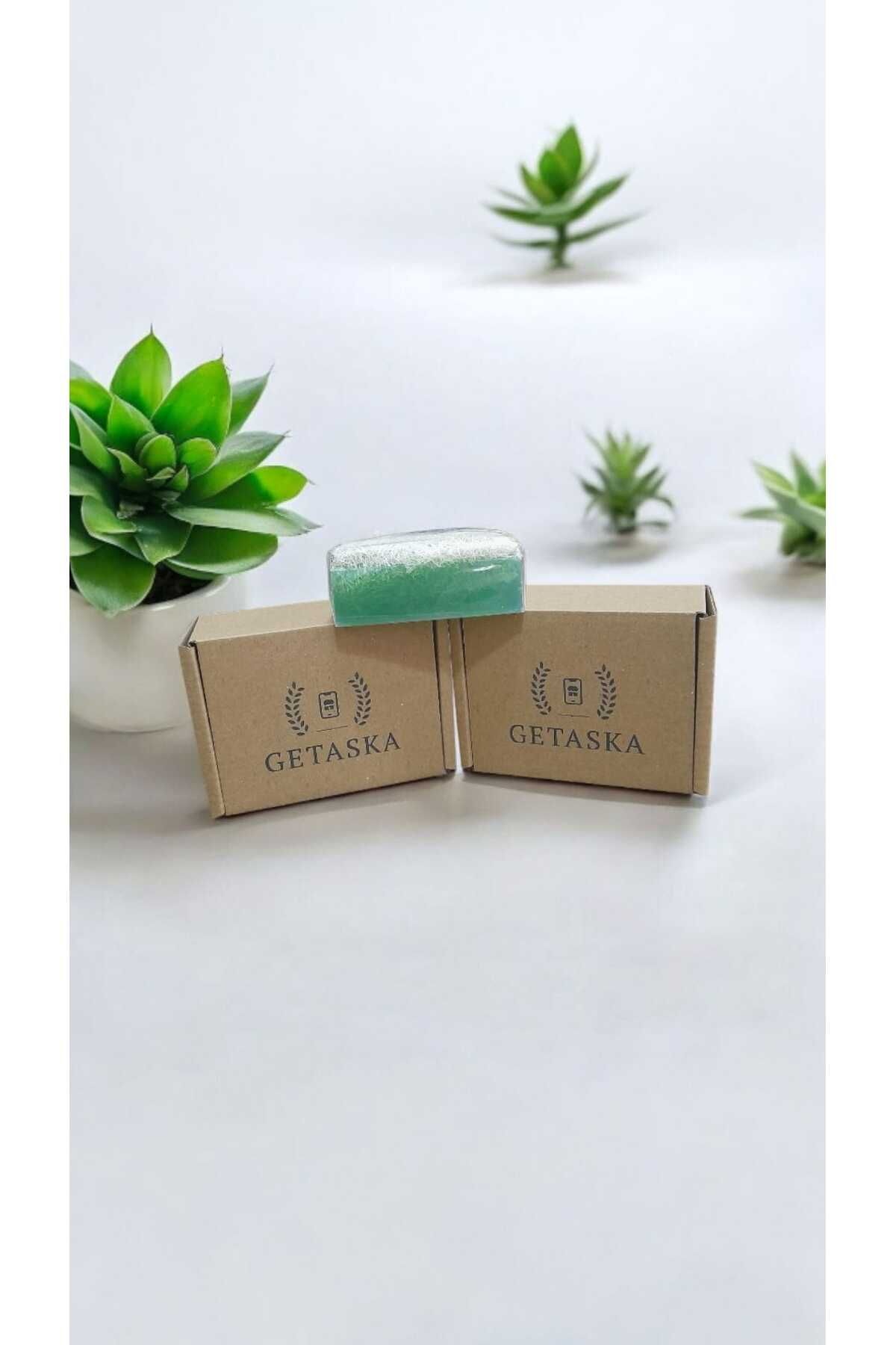 GETASKAKON Aloe Vera Kabak Lifli Doğal Sabun – El Yapımı & Ferahlatıcı Bakım