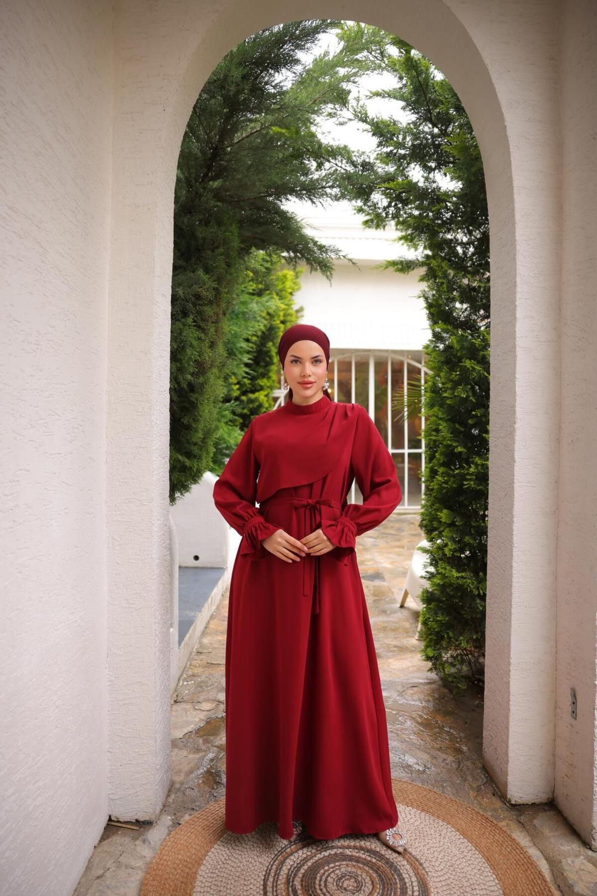 Nissra Ankanoor Anvelop Detaylı Elbise Anka255085
