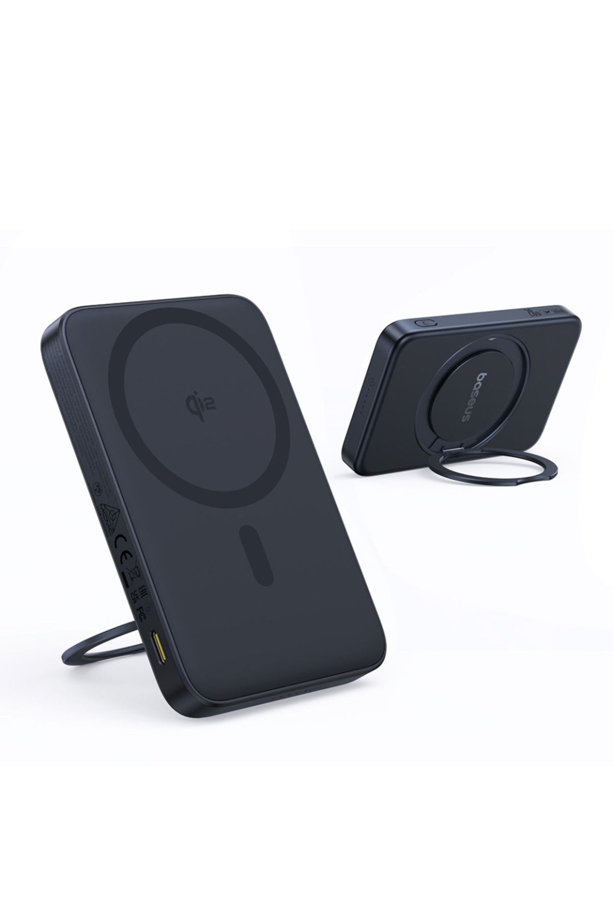 Baseus-Baterie externă, încărcare rapidă, magnetică, tip C, Qi2, 20W, 5000mAh, cablu tip C, PicoGo, negru 3