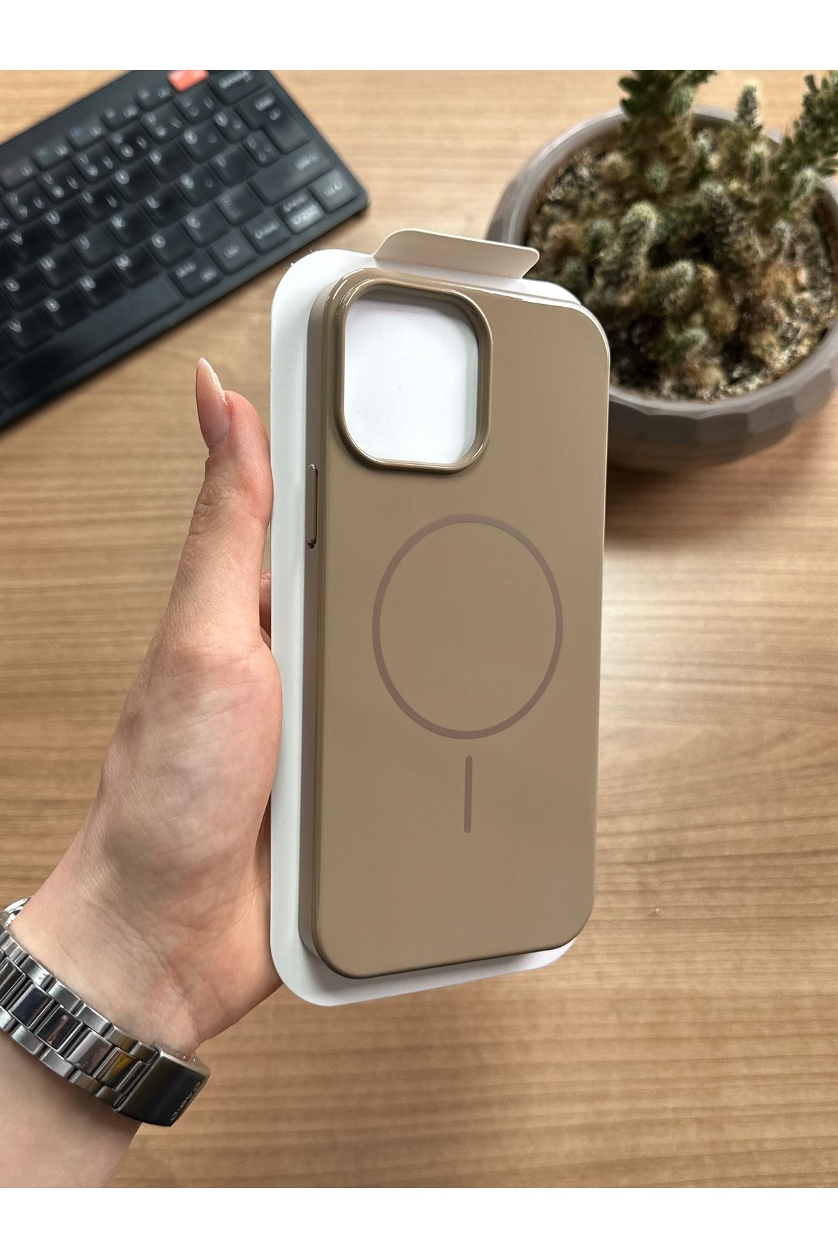 MTL iPhone 15 Pro Max Animasyonlu Stylus Silikon Kılıf