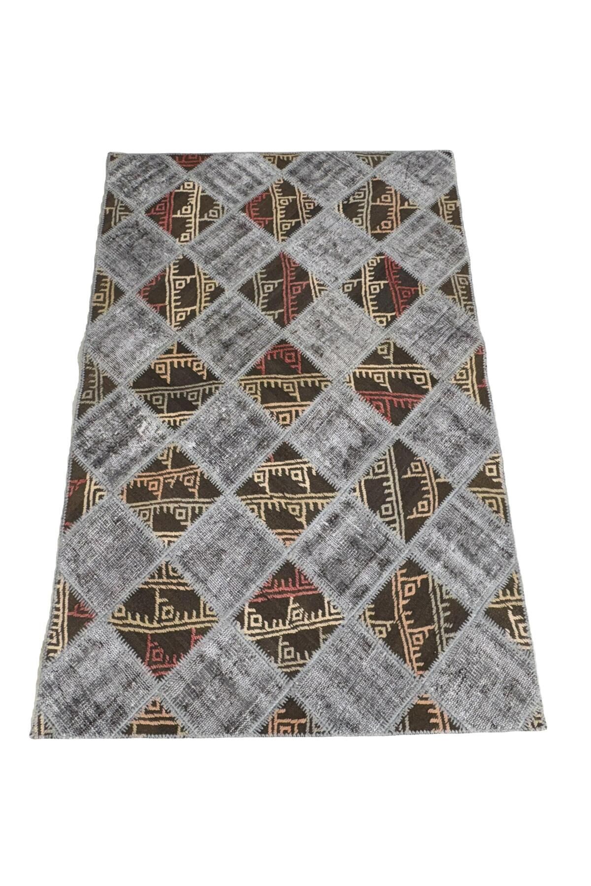 1001Rugs Patchwork El Halı 120 x 180
