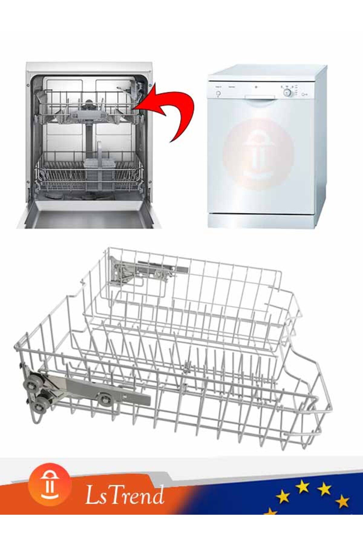 Ls Trend Bosch Siemens Bulaşık Makineleri ile uyumlu Üst Sepet (Uyumluluk Sorunuz)
