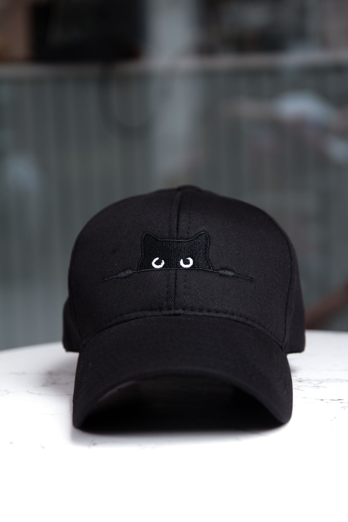CAP BROS DÜŞÜK PİL NAKIŞLI SİYAH ŞAPKA