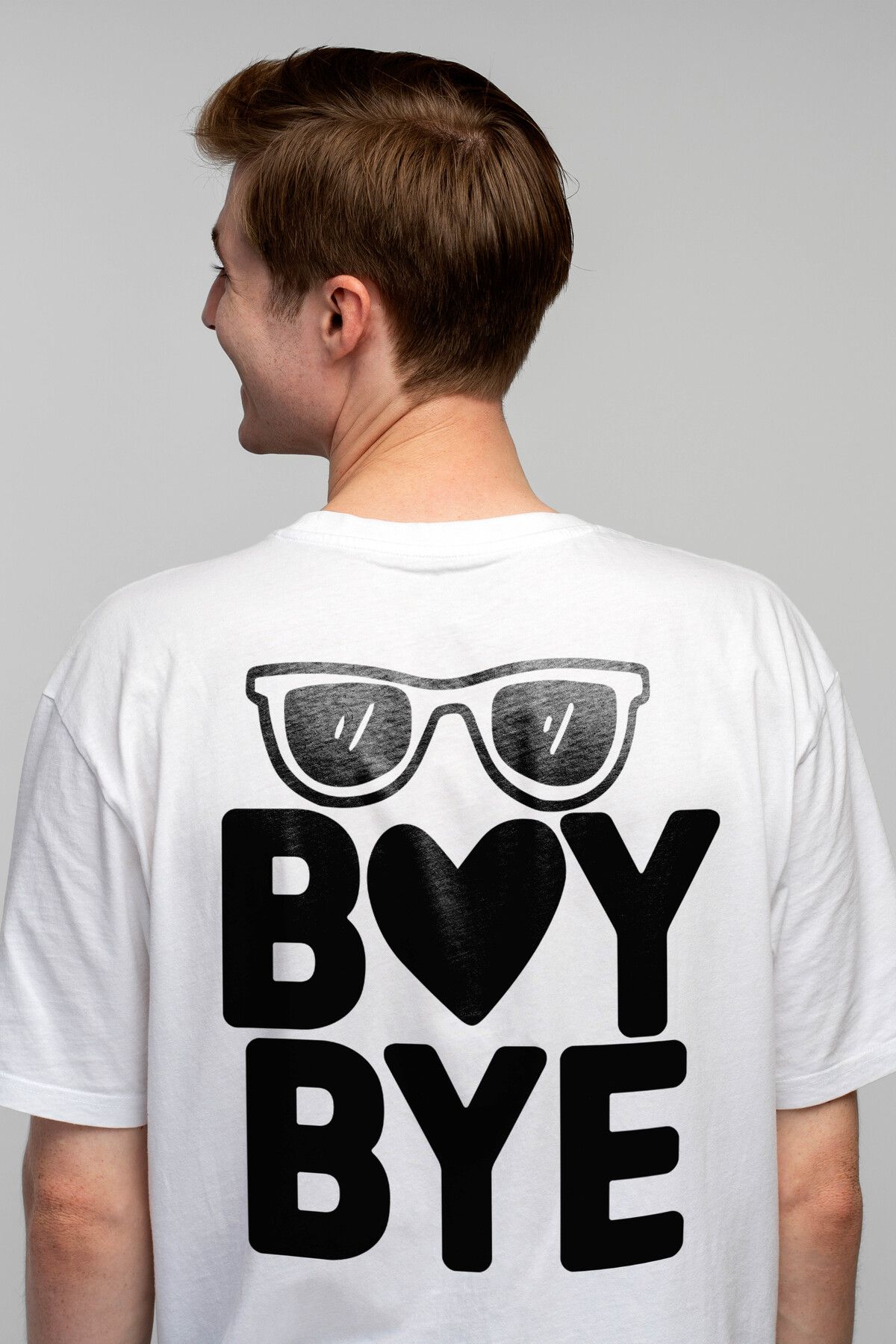 StoryGift Romania Tricou Bărbătesc Pentru Fete Cu Mesajul „la Revedere De La Băieți” - Ochelari De Soare Cu Sigla Stg Masculin - M