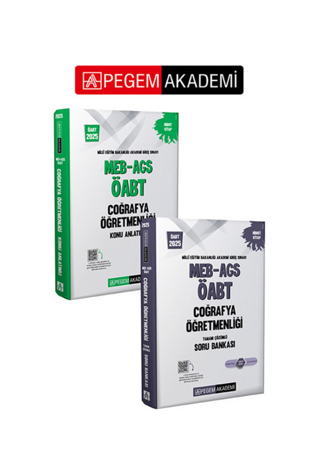 Pegem Akademi Yayıncılık 2025 Pegem Akademi ÖABT Coğrafya Öğretmenliği Konu Anlatımı + Soru Bankası Seti (Çözümlü)
