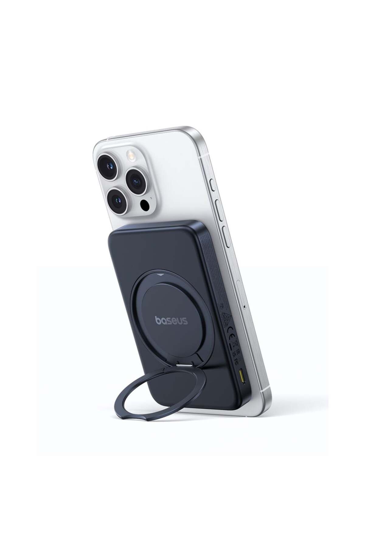 Baseus-Baterie externă, încărcare rapidă, magnetică, tip C, Qi2, 20W, 5000mAh, cablu tip C, PicoGo, negru 2