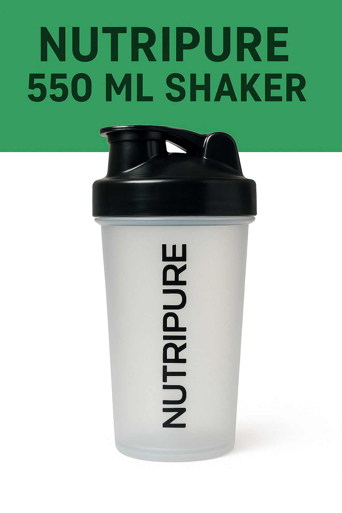 Nutripure 550 ML Şeffaf Shaker