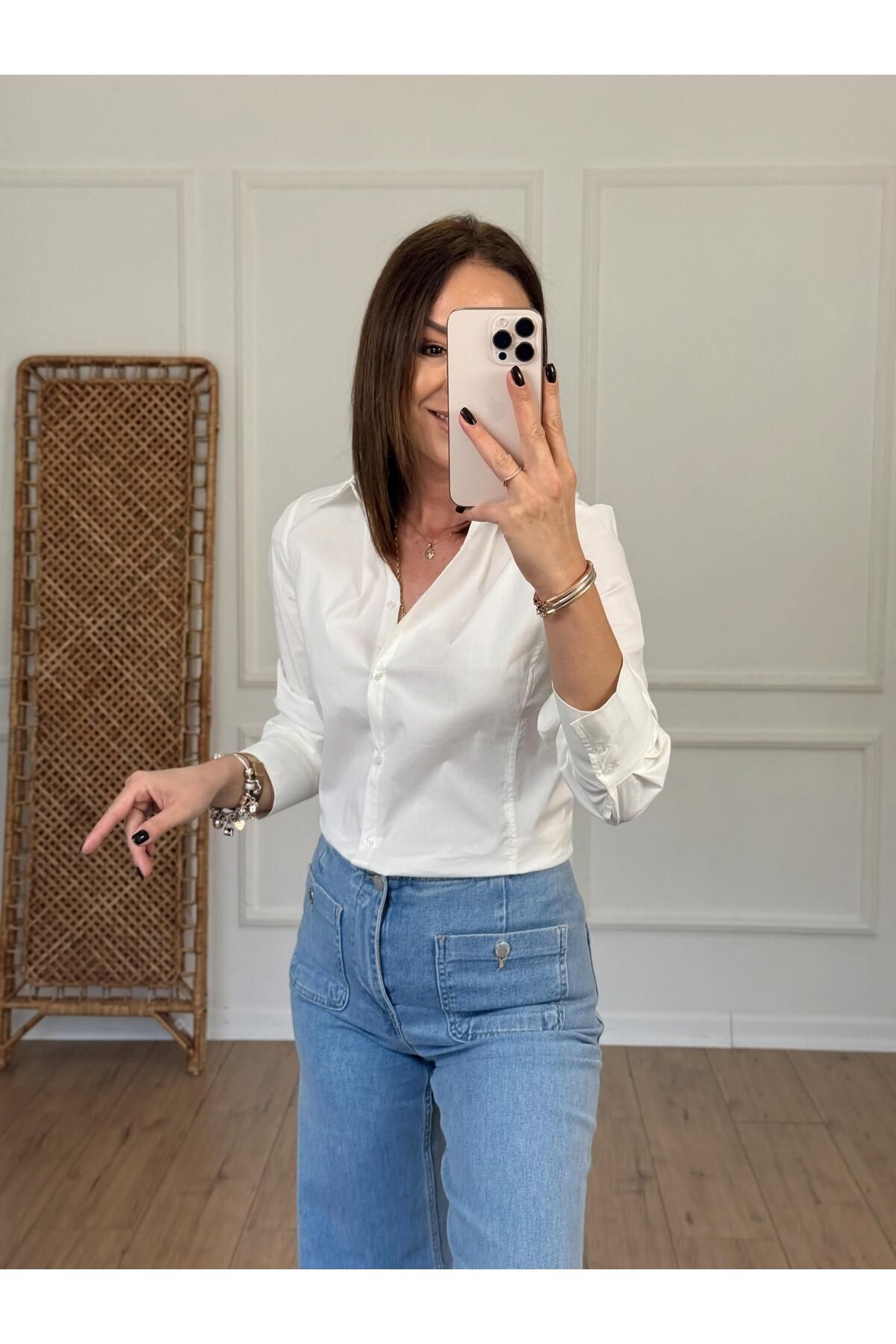 X-Young Regular Fit Likralı Gömlek EKRU