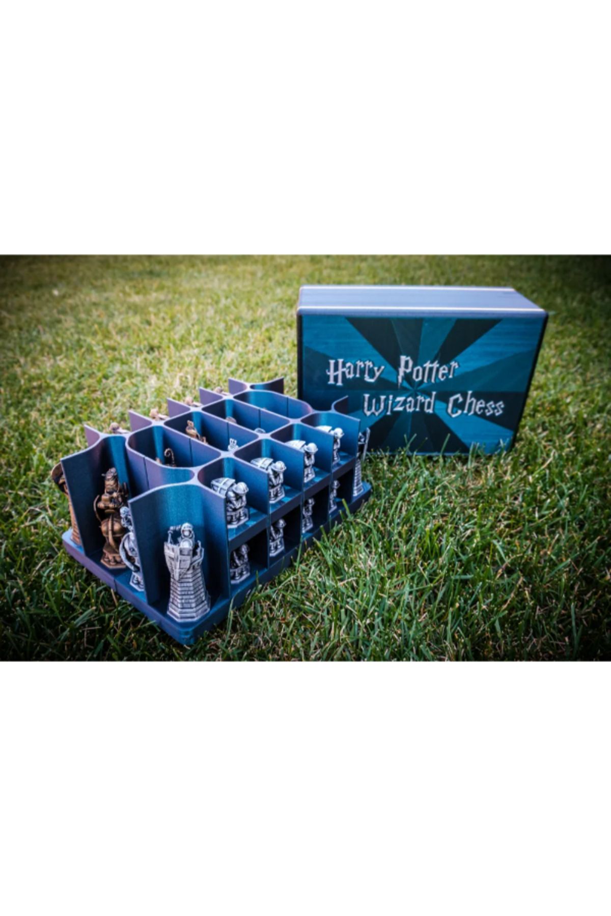 3d model s Harry Potter Temalı Büyücü Satranç Seti – Saklama Kutulu