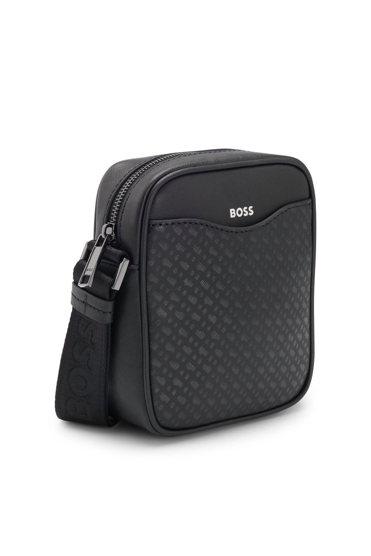 کیف پیام رسان مردانه کیسه گزارشگر جیب با طرح مونوگرام BOSS