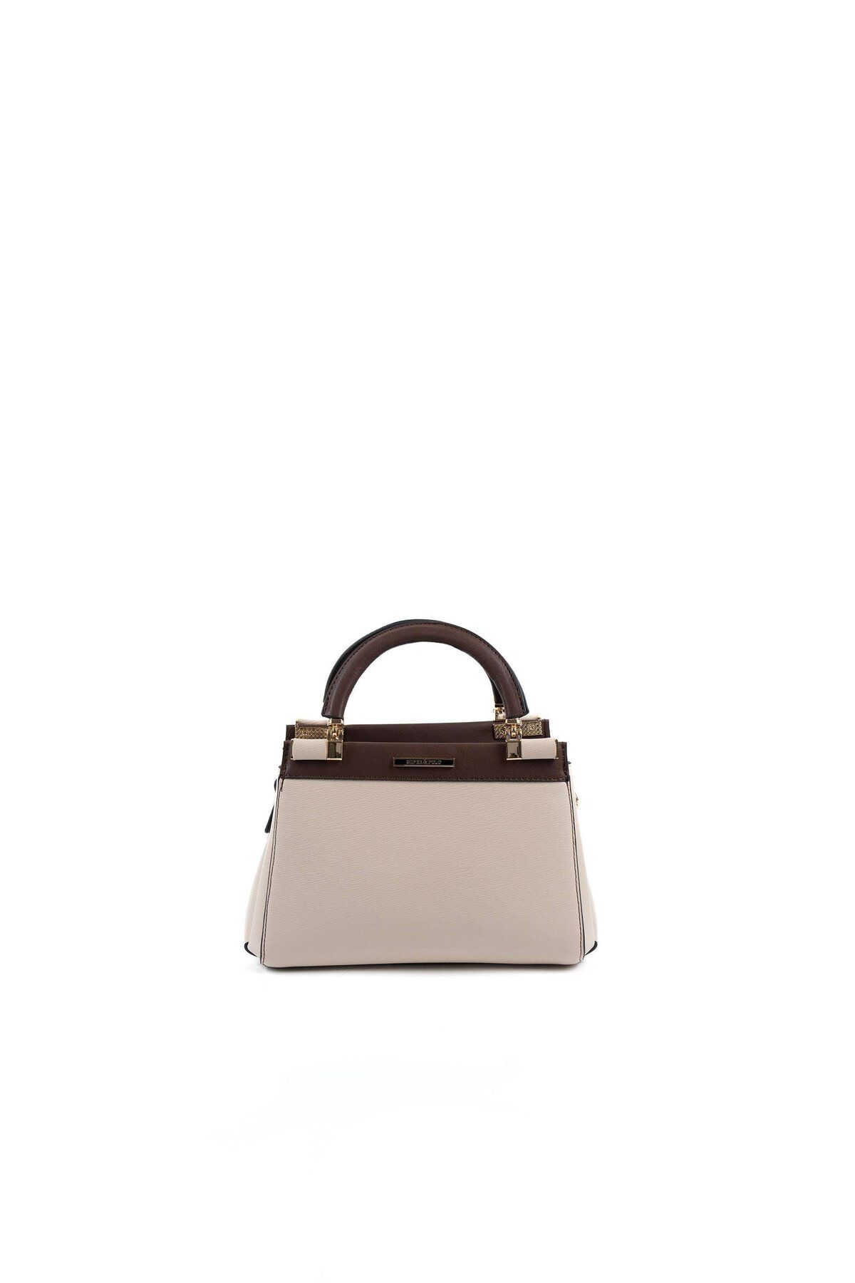 Silver Polo Silver & Polo Bej - Kahve SP1193 Kadın El Çantası