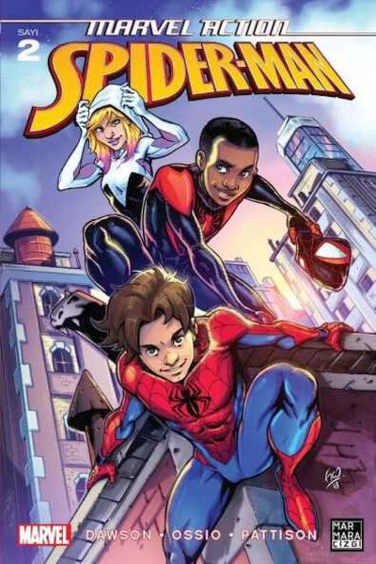 Marmara Çizgi Yayınları Marvel Action Spider-Man 02