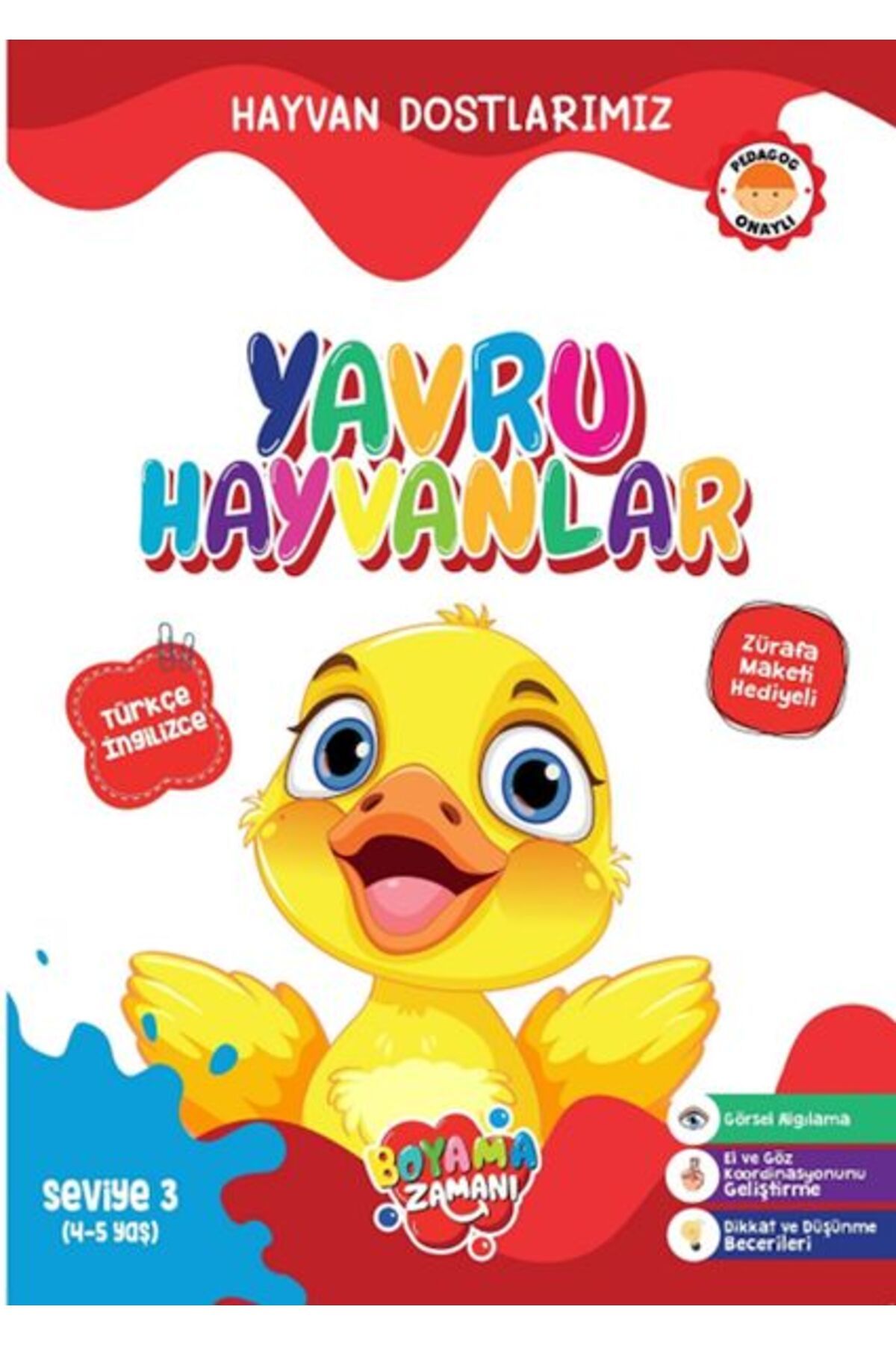 BOYAMA ZAMANI Hayvan Dostlarımız Yavru Hayvanlar Seviye 3 45 Yaş