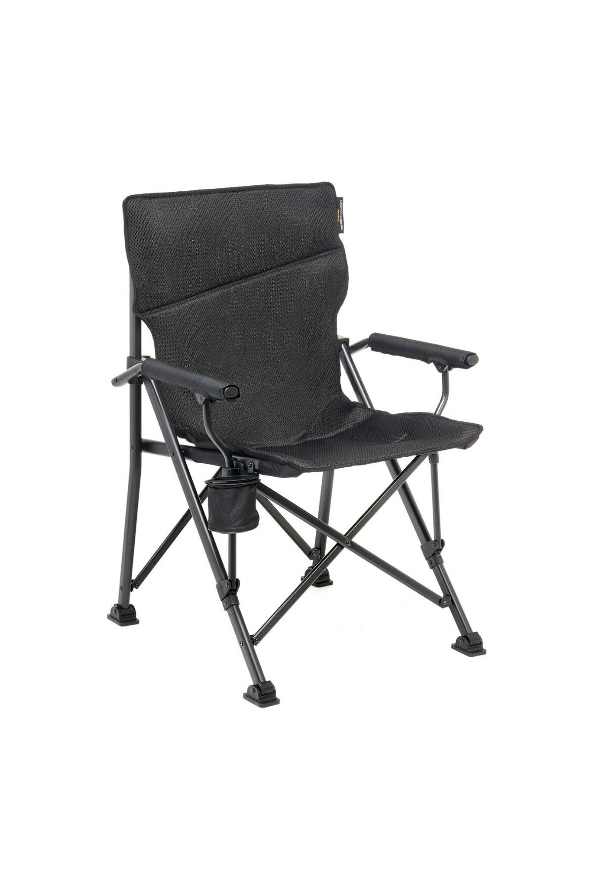 Uquip Roxy Comfort+ Black Edition Yüksek Konforlu Katlanır Kamp Sandalyesi