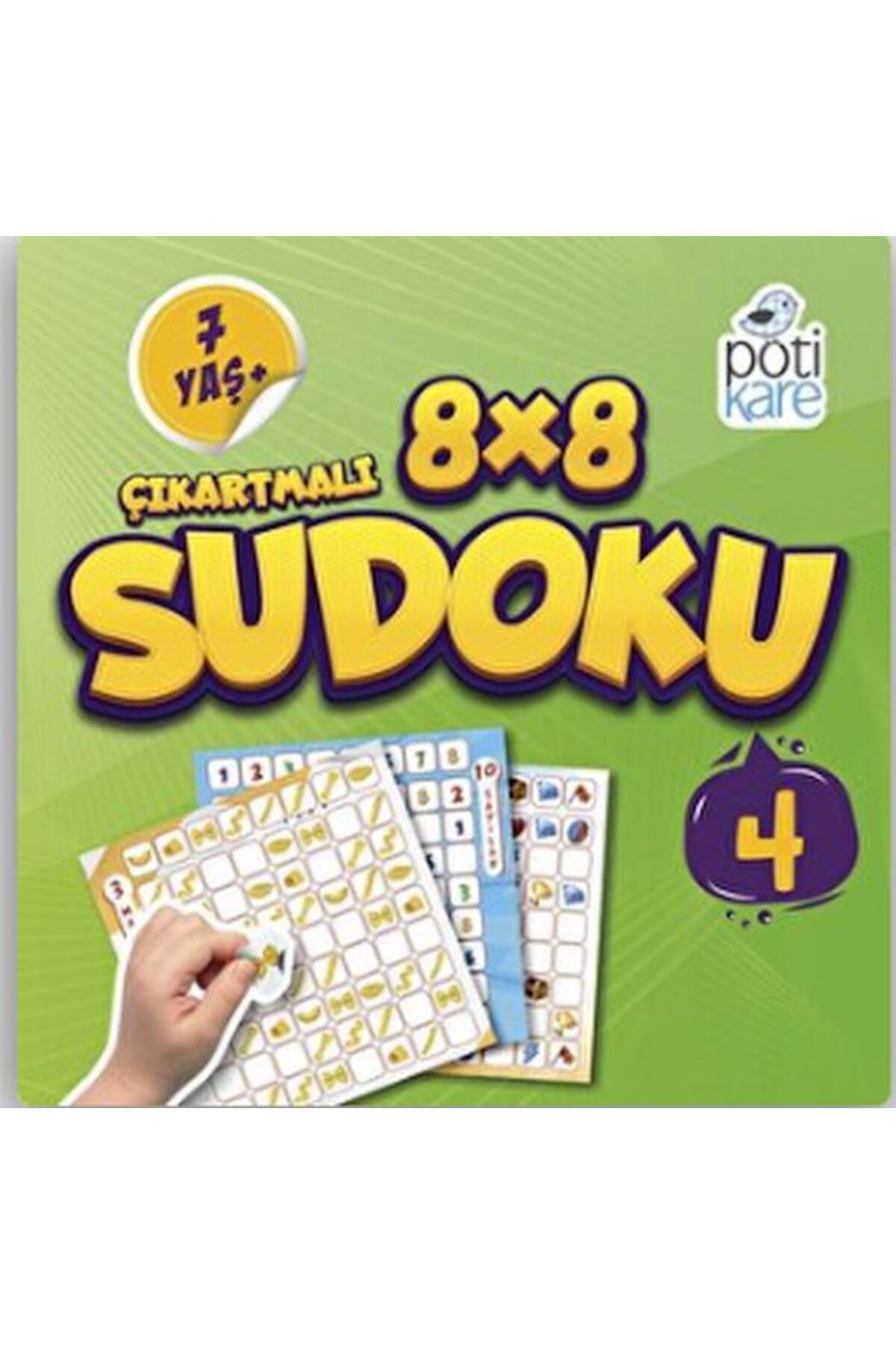 Destek Yayınları 8X8 Çıkartmalı Sudoku 7 4