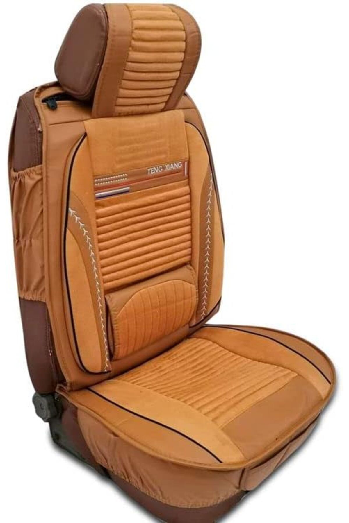Generic-Seat Cover Cushion For Front Seat High Quality Rexine Premium Version Universal 2 Pcs Set 2
