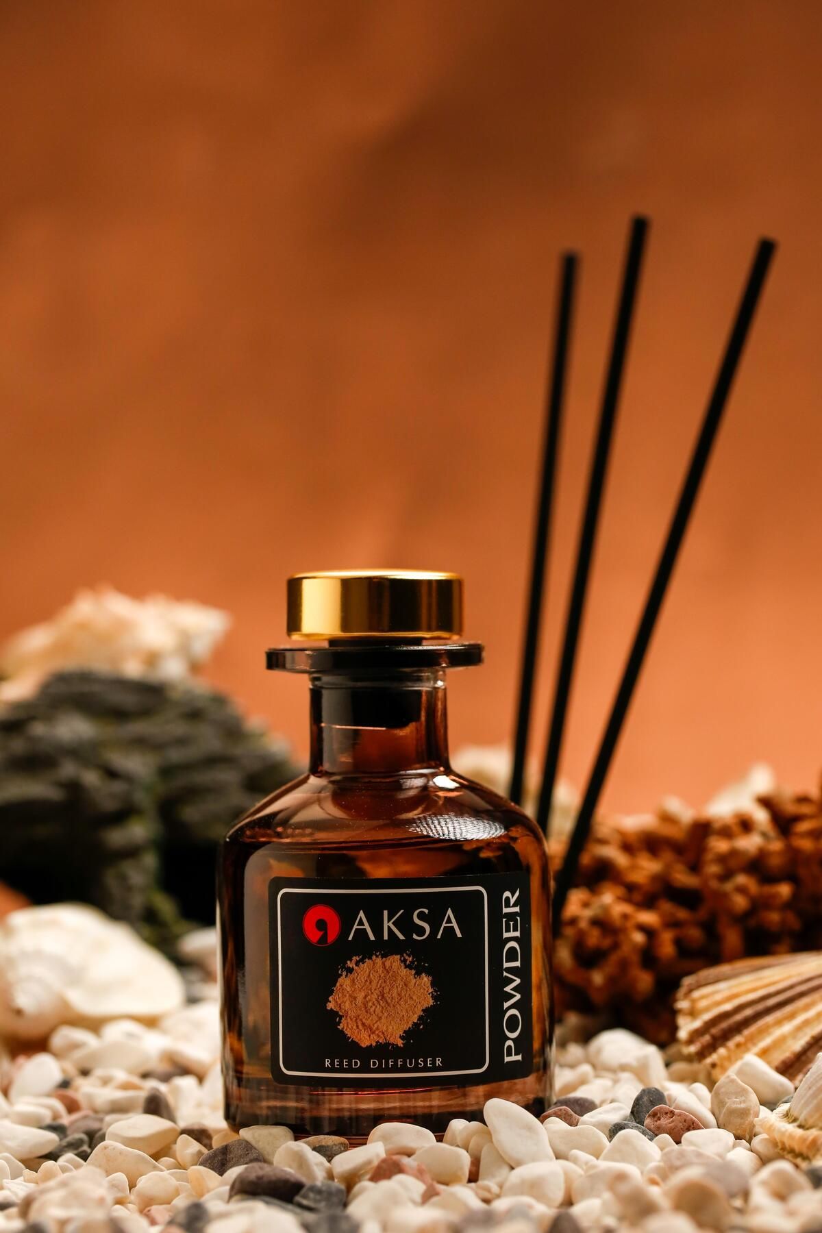 AKSA ESANS Melez "Pudra" Çubuklu Oda Kokusu 120 ml