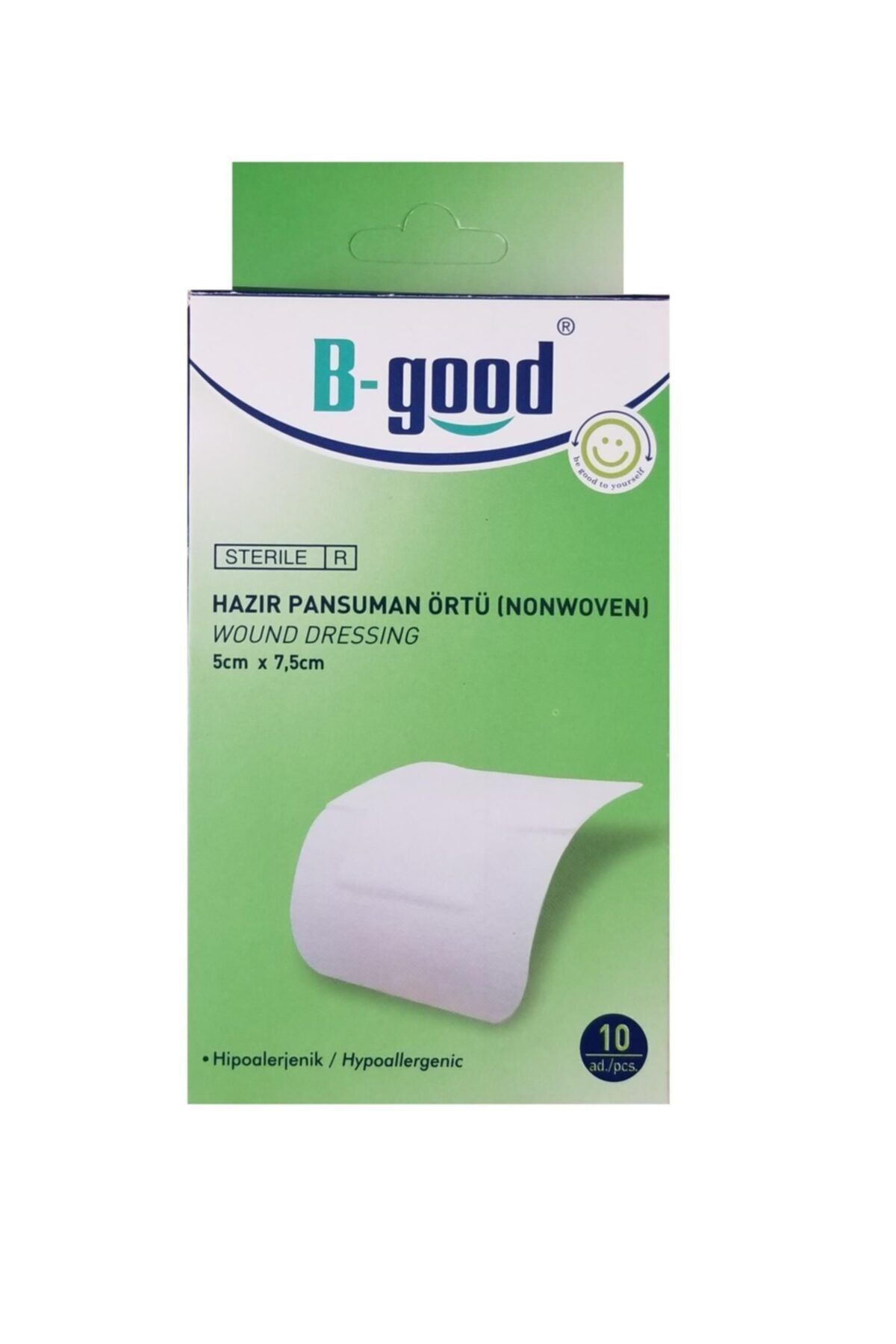 B-GOOD Hazır Pansuman Örtü 5 X 7,5 Cm 10'lu