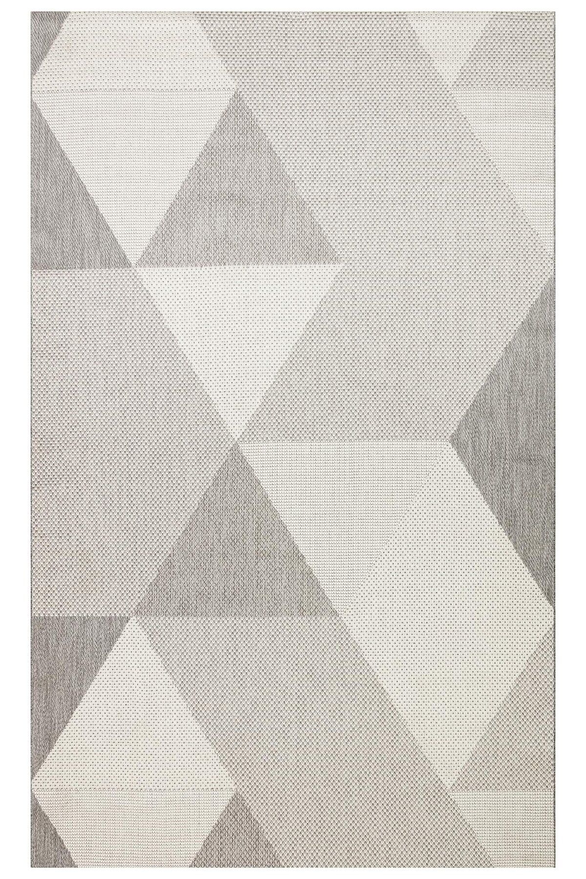 Halımax Eko Halı Mono MNO 03 GREY Hav Toz Vermez Sisal Halı Kolay Temizlenen Hasır Dokulu Modern Halı