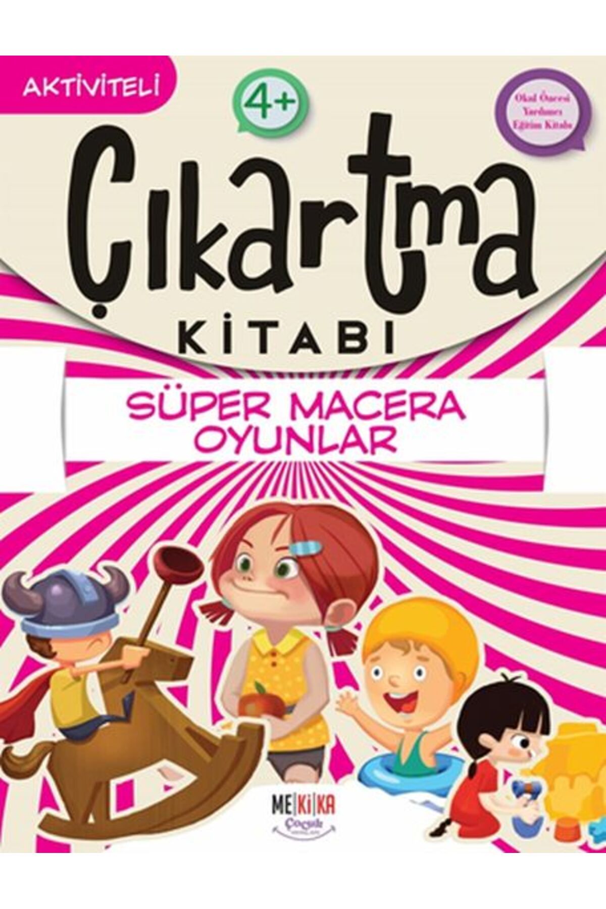 Destek Yayınları Süper Macera Oyunlar Çıkartma Kitabı