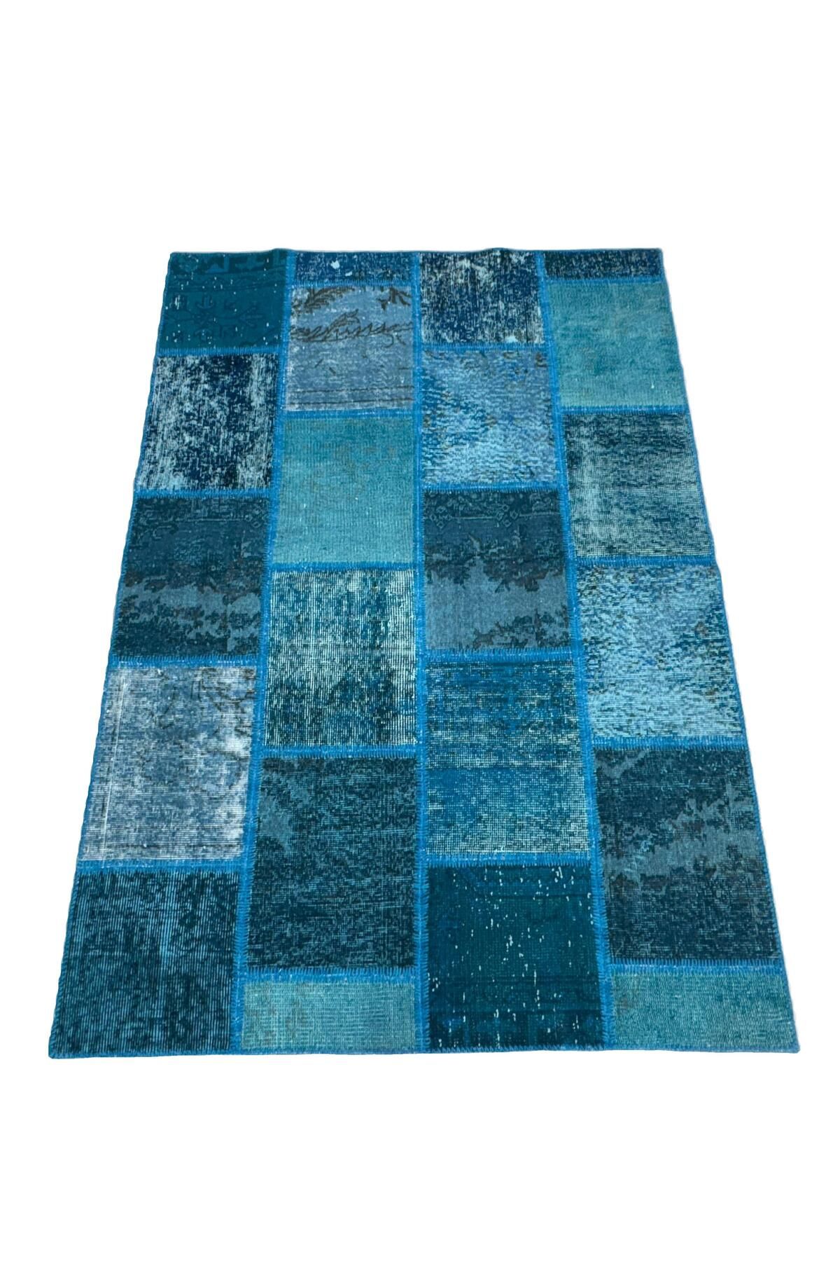 1001Rugs Patchwork El Halı 140 x 200