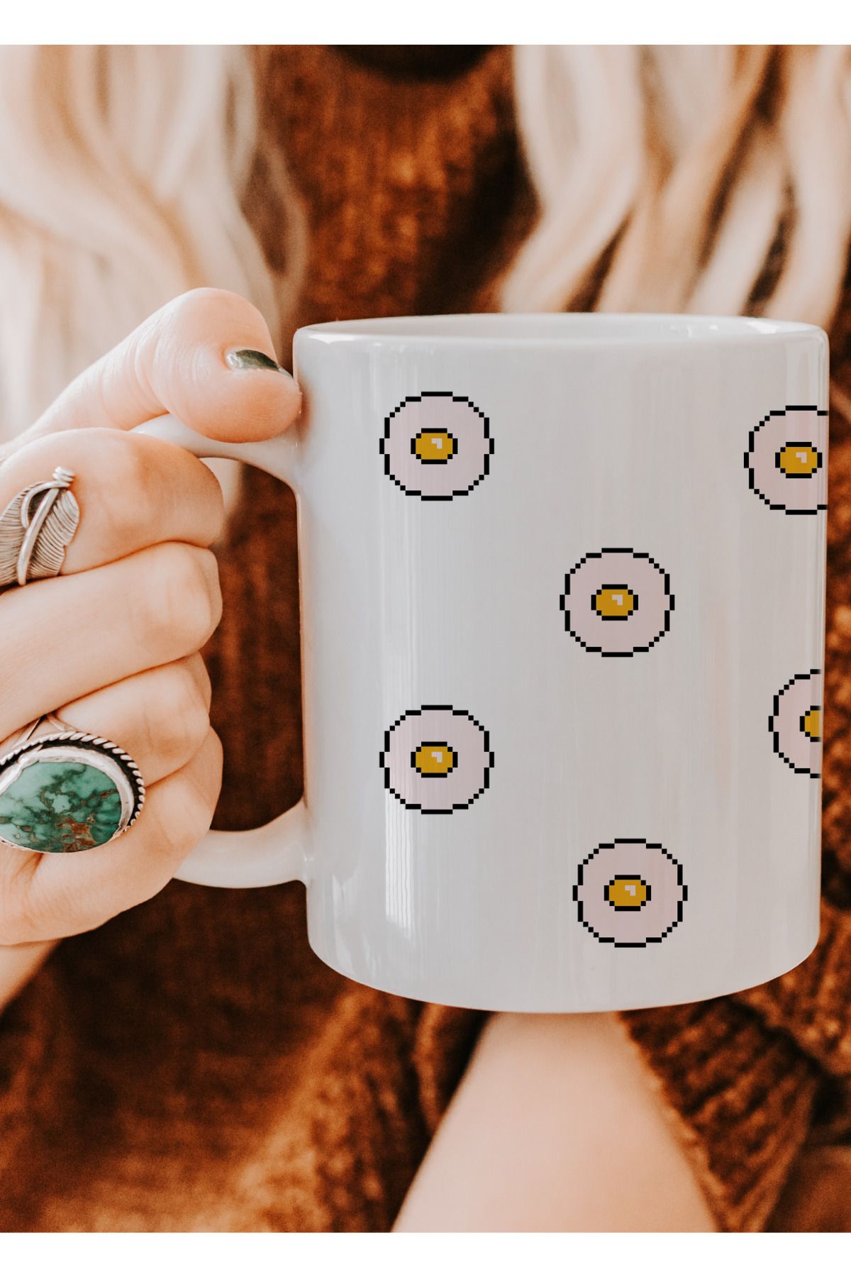 Witchy Co Pixel Yumurtalı Kupa Bardak
