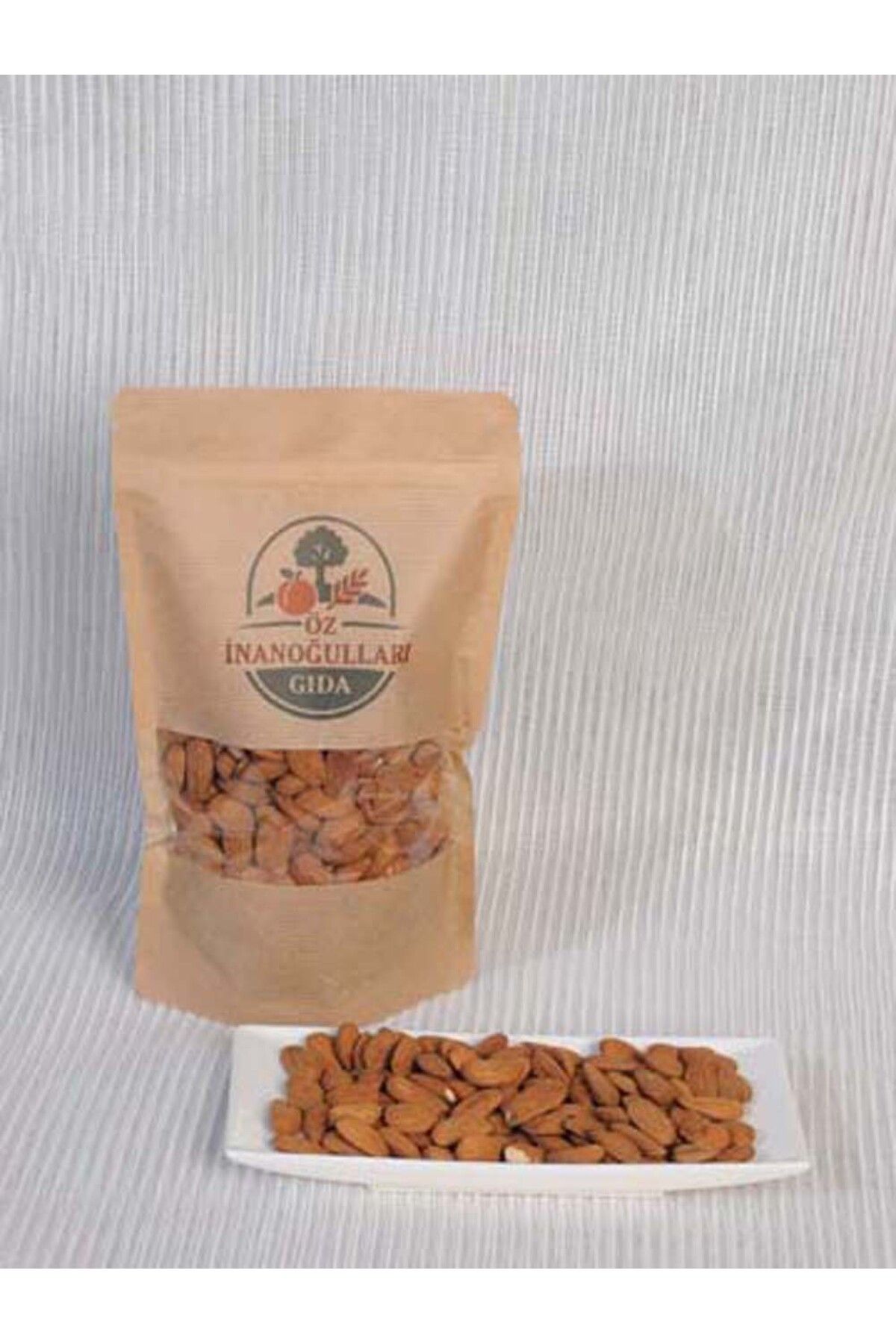 ÖZ İNANOĞULLARI GIDA İç Çiğ Badem Yerli 500 gram