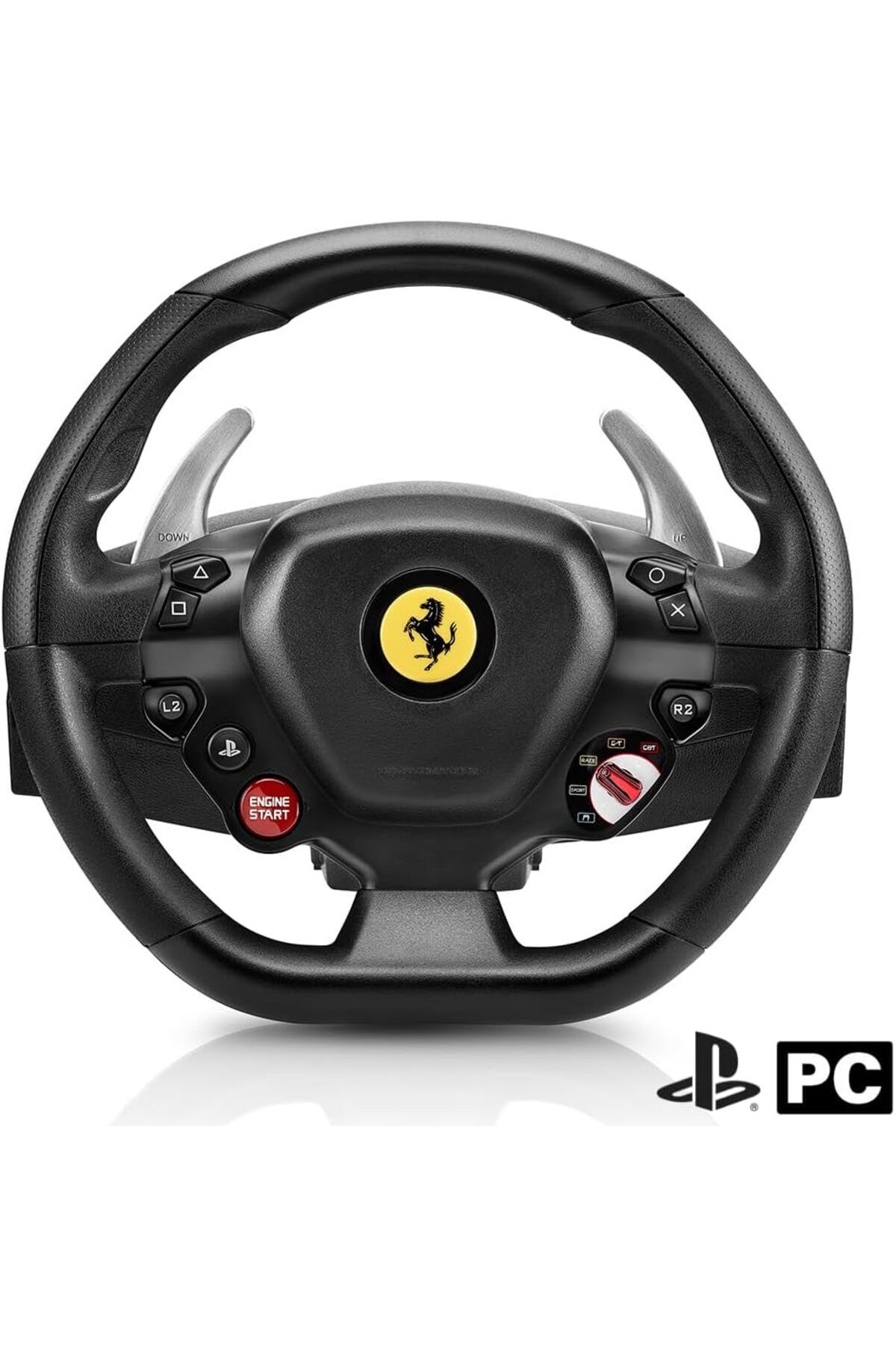 Thrustmaster T80 RW Ferrari 488 GTB Direksiyon Seti,PS5, PS4 ve PC Uyumlu, Gerçekçi Yarış Deneyimi