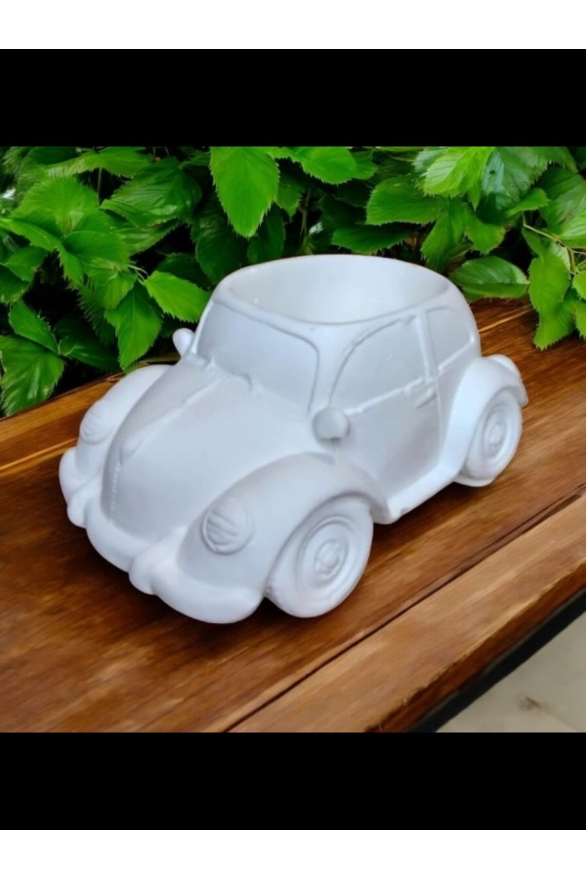 Atölye Kiraz Aytaşı Malzeme Vosvos Şeklinde Dekoratif Mini Saksı – Boyanabilir 7x16x9 cm