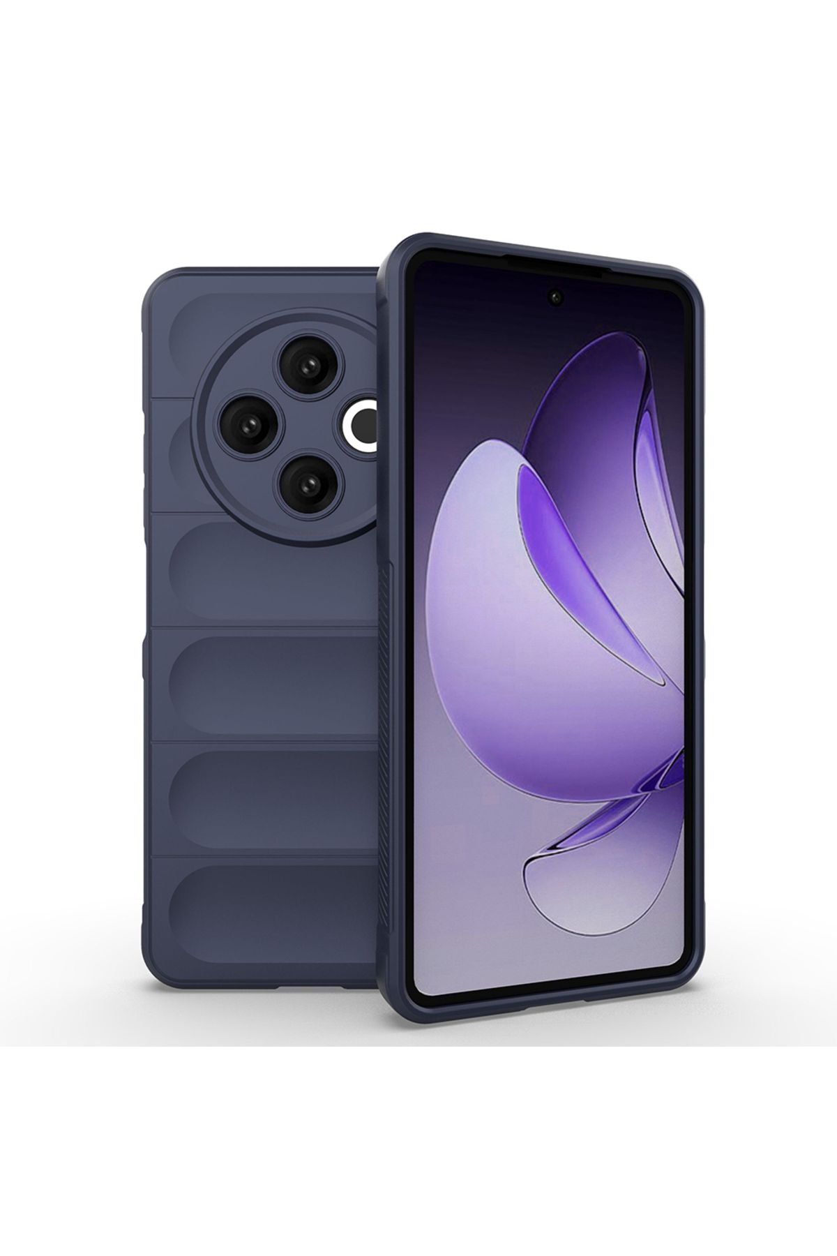 ELSAH Tecno Spark 30 4G Uyumlu Kılıf Esnek TPU Oyuklu Arka Yüzey Tasarımlı Rıors Silikon Kapak