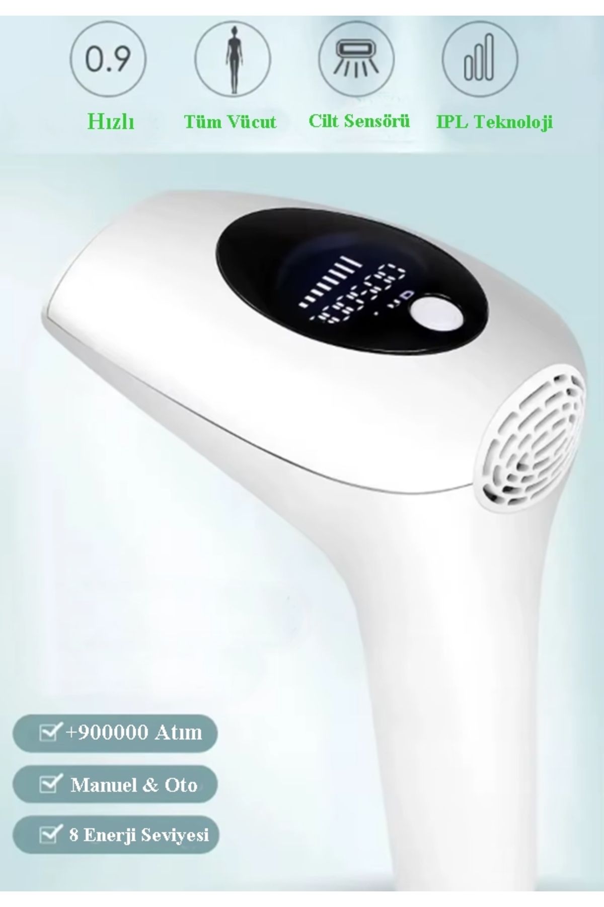 gaman Nwn-1 Pro Ipl / Lazer Epilasyon Ipl Buz Lazer 999999 Atım Otomatik/manuel - Ağrısız
