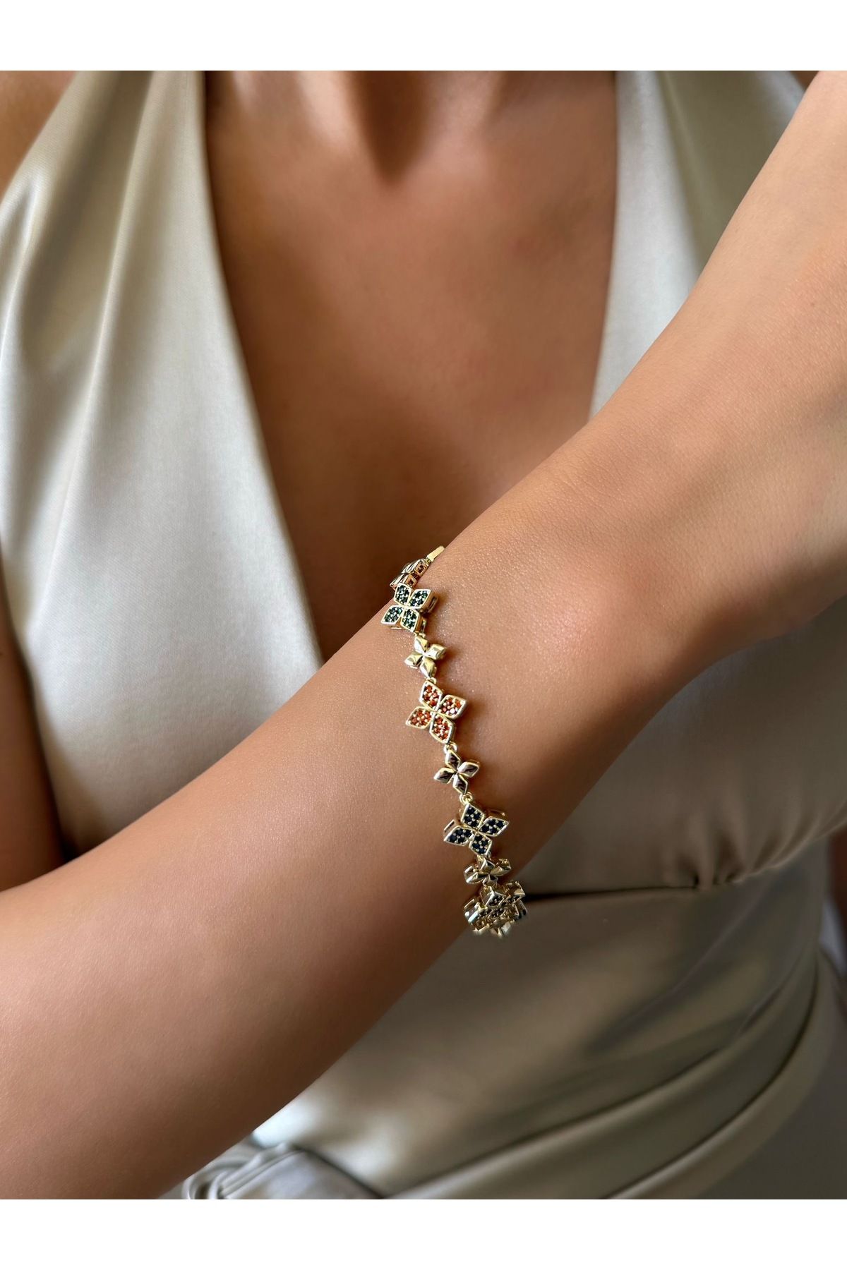 İNN JEWELLERY Xuping Bileklik 316 L Çelik Kararmaz Renkli Desenli 2 Yıl İthalatçı Garantili