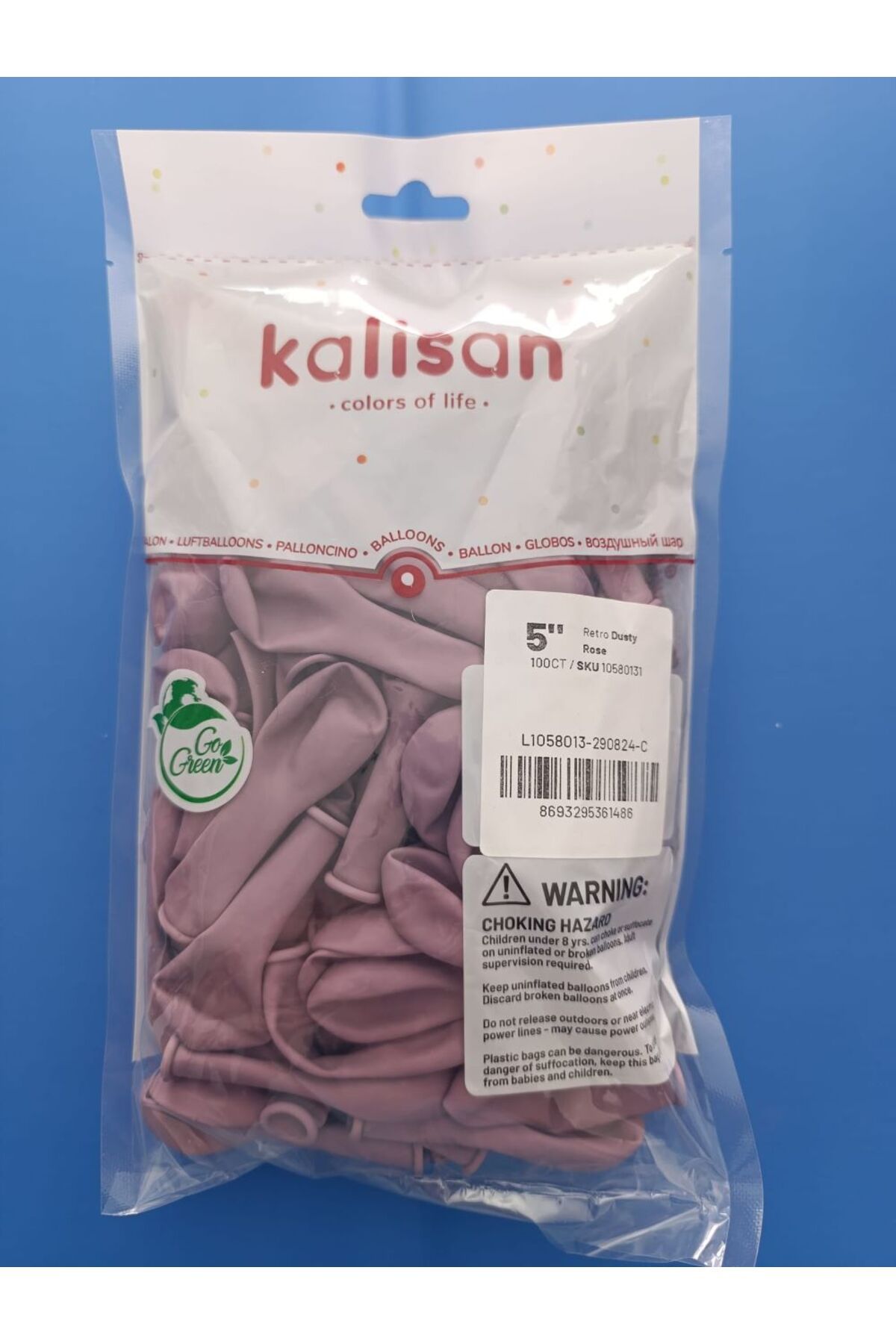 Parti Düşleri 5 İNC RETRO DUSTY ROSE (GÜL KURUSU) 100 ADET
