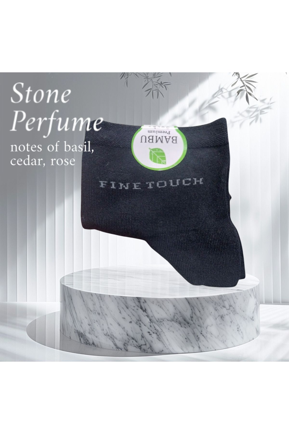 Fine Touch 12'li Bambu Premium Çorap Seti - Doğal, Yumuşak Ve Nefes Alabilir Comfort Dikişsiz