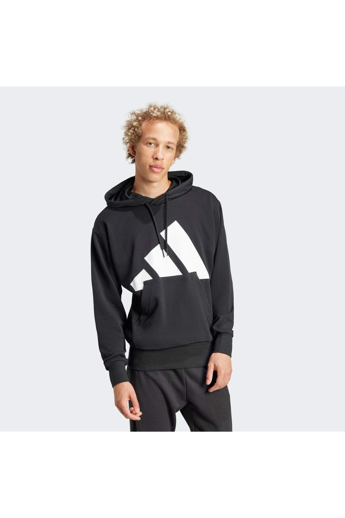 adidas ADİDAS ERKEK KAPÜŞONLU SWETSHIRT M BL FT HD IN6164