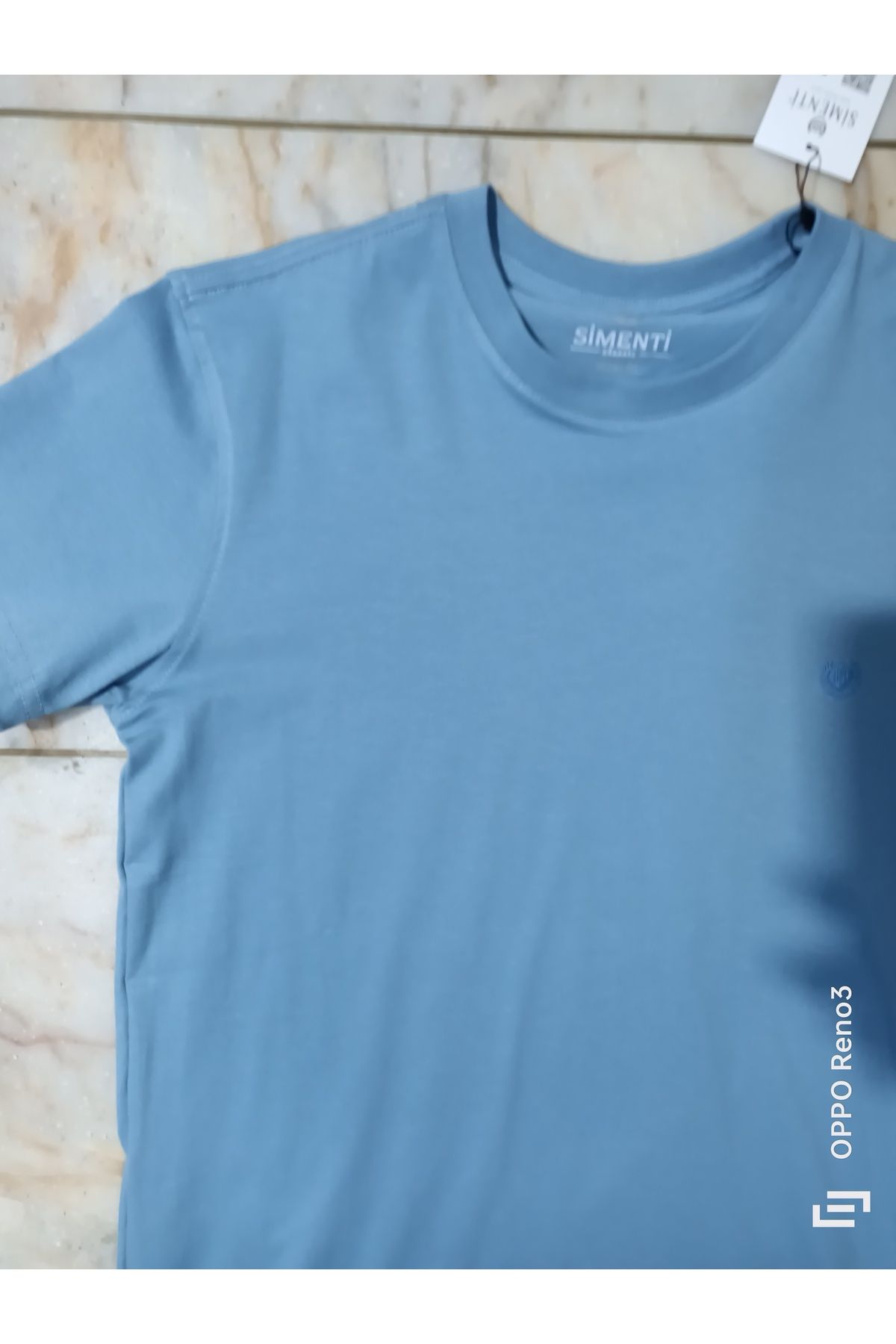 SİMENTİ-Super Battal Crew Neck Single Jersey T-Shirt 4