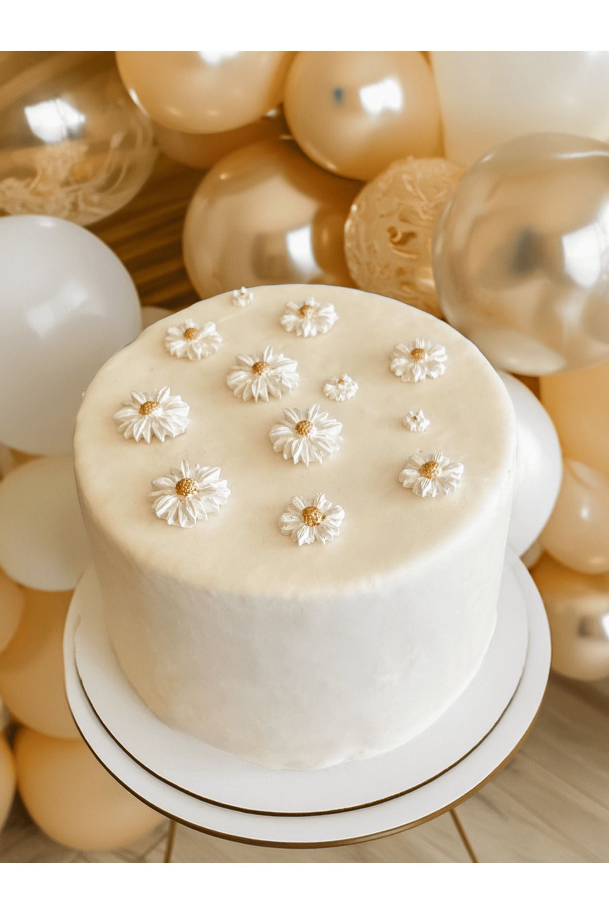 puffy party Papatya 🌼 Pasta Süsü