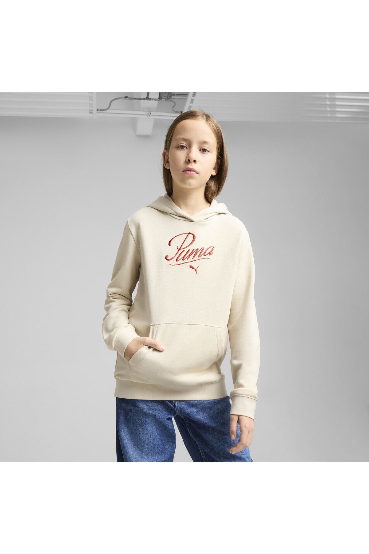 Puma-Essentials Script Mikina pro mládež 4