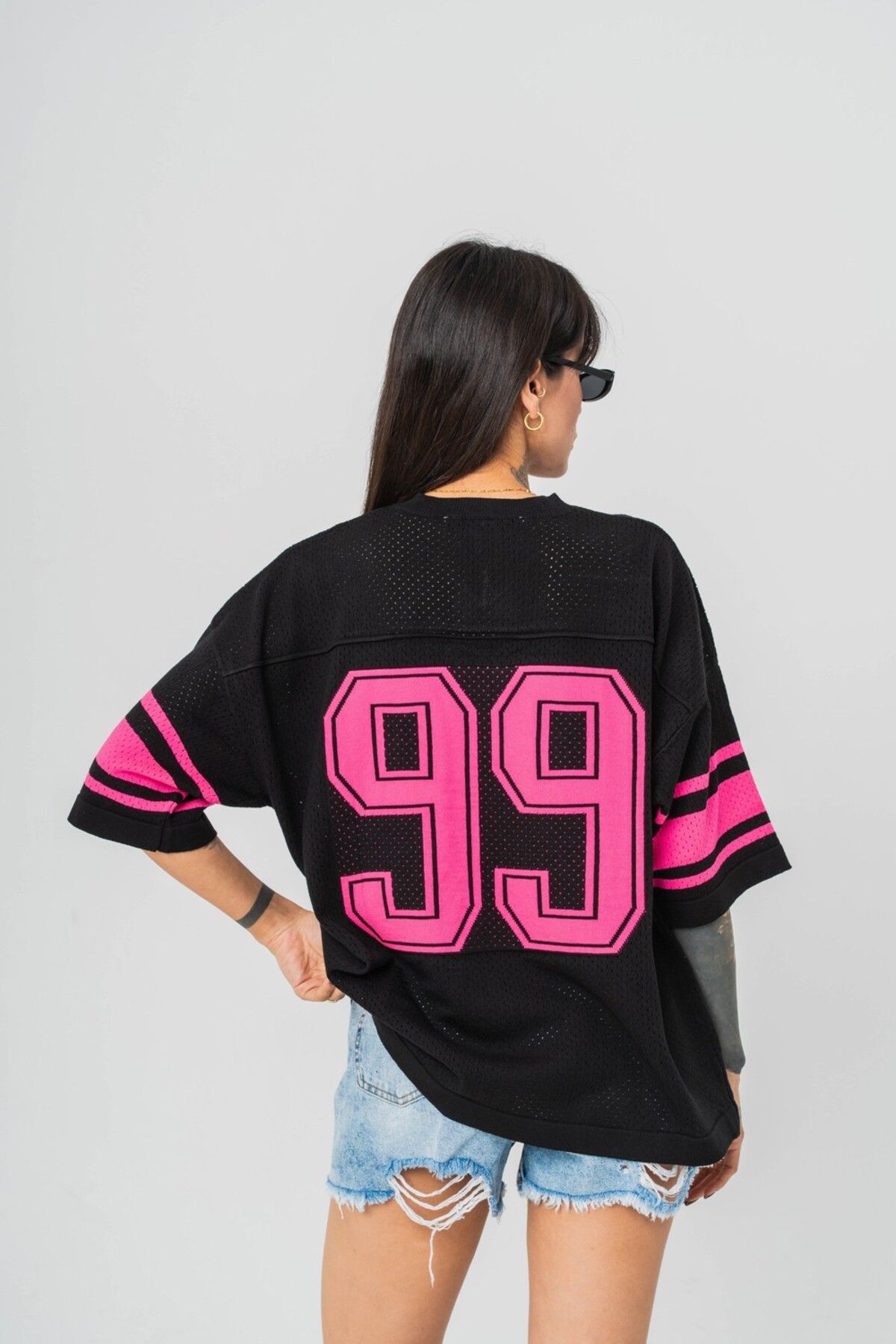go gang own 99 Knit Oversize Triko T-shirt