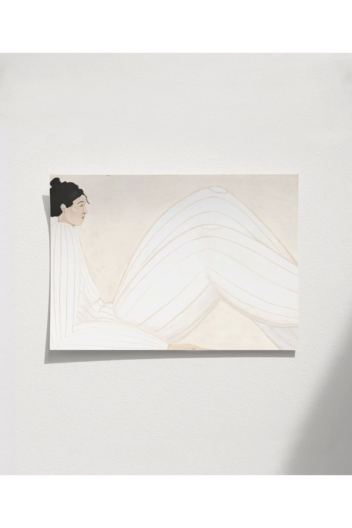 VOGLOO Çerçevesiz Poster Huzurlu Oturuş Sanat Baskısı