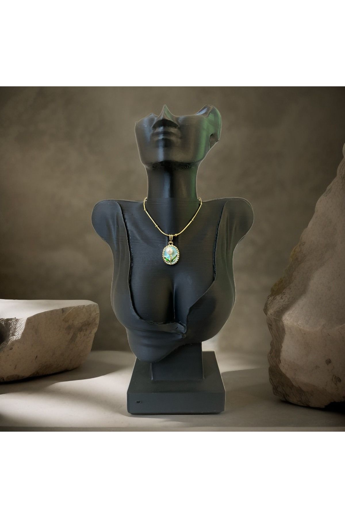 Ayse Jewels Çelik Sanat Kolye